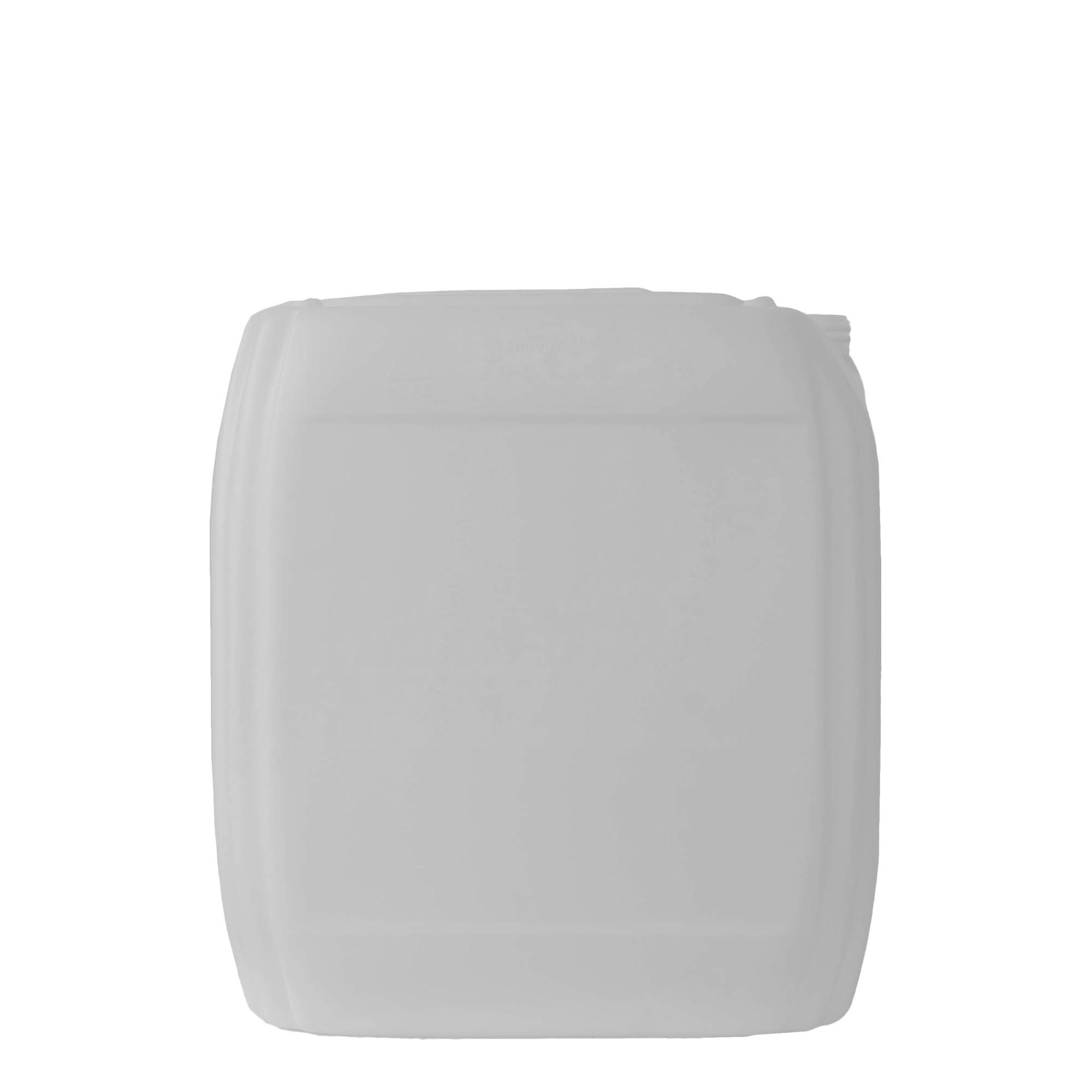 30 l kanister, prostokątny, tworzywo HDPE, naturalny, wylot: ND 60
