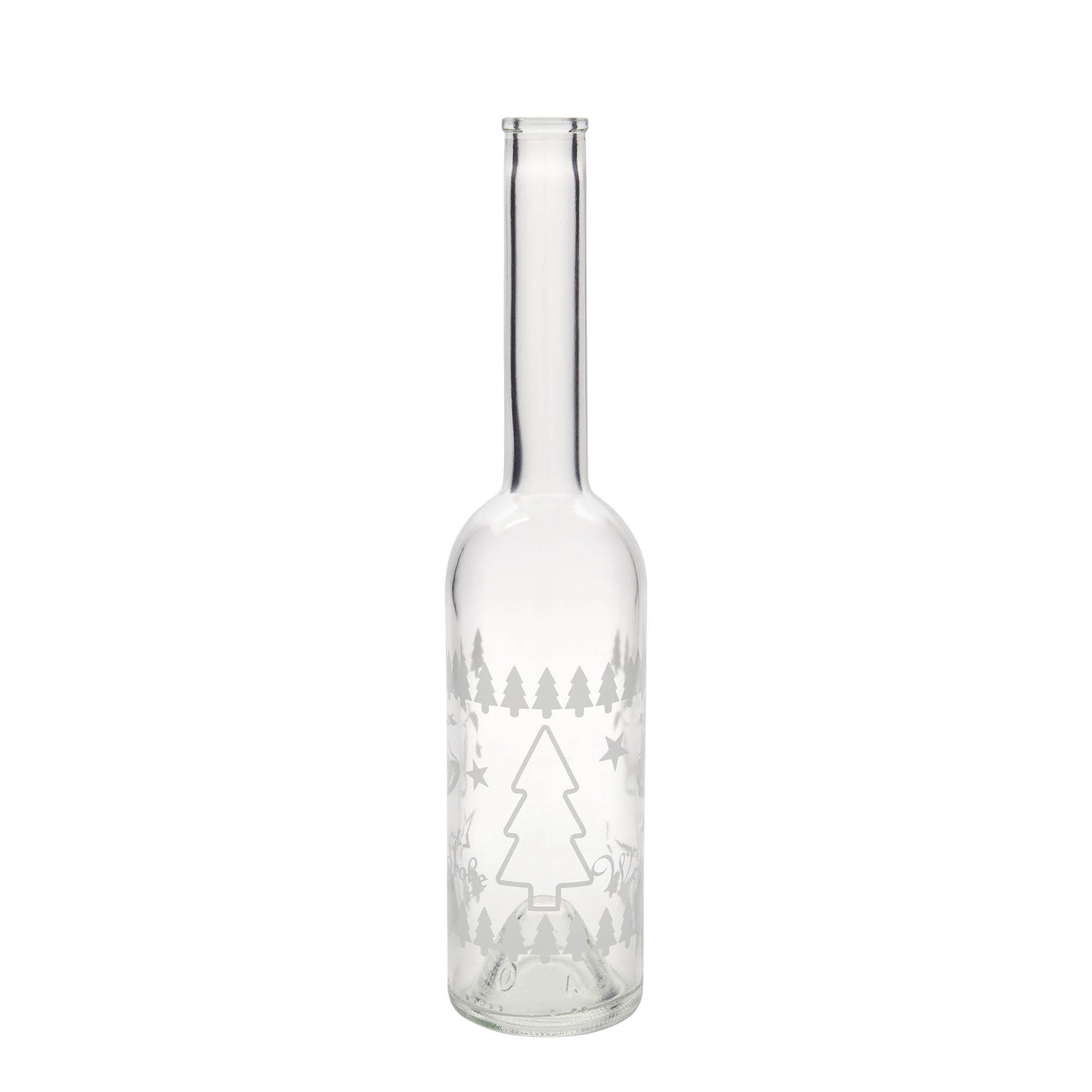 500 ml butelka szklana 'Opera', motyw: Klasyczne Święta, korek 500 ml butelka szklana 'Opera', motyw: Klasyczne Święta, korek