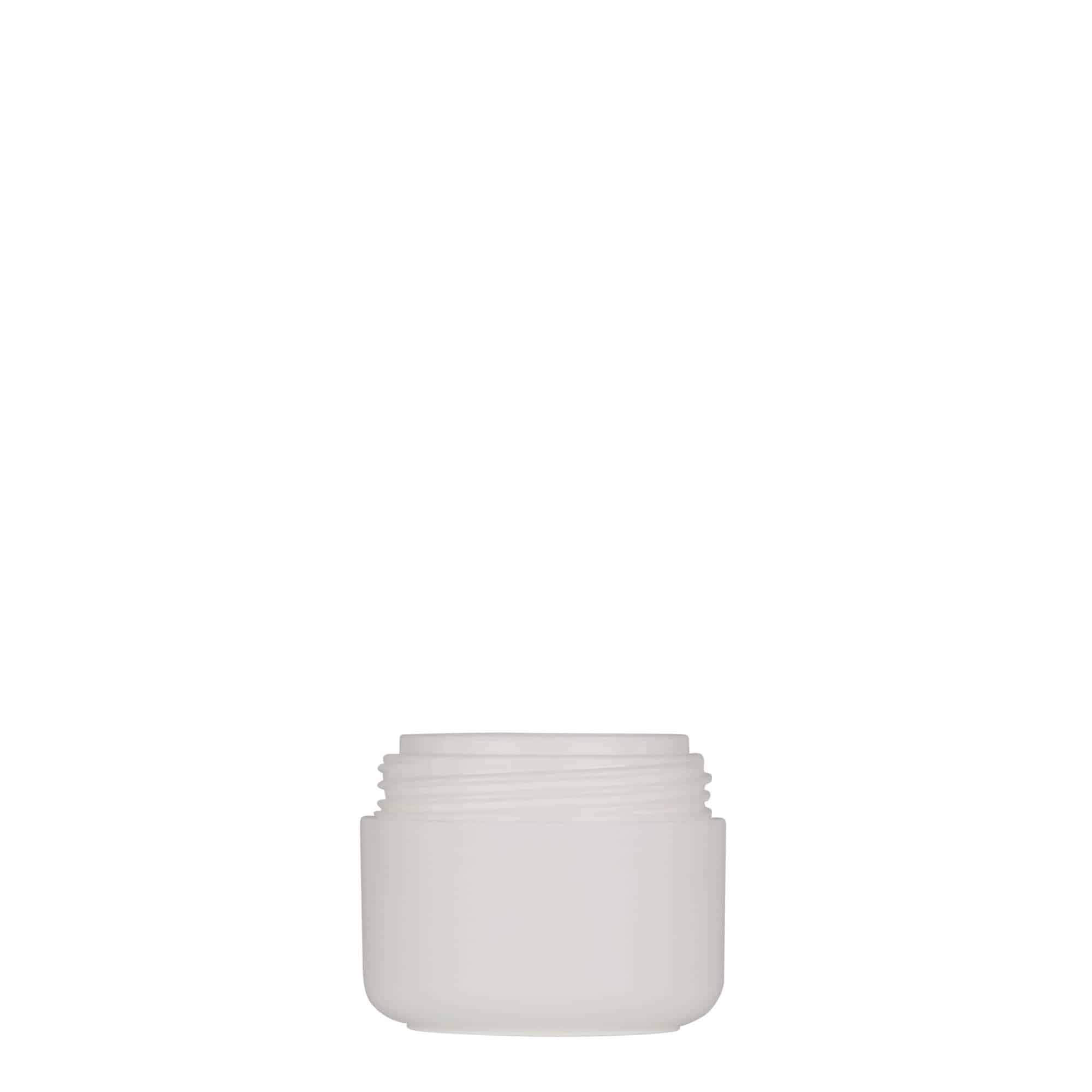 30 ml słoiczek z tworzywa sztucznego 'Bianca', PP, kolor biały, zamknięcie: zakrętka 30 ml słoiczek z tworzywa sztucznego 'Bianca', PP, kolor biały, zamknięcie: zakrętka