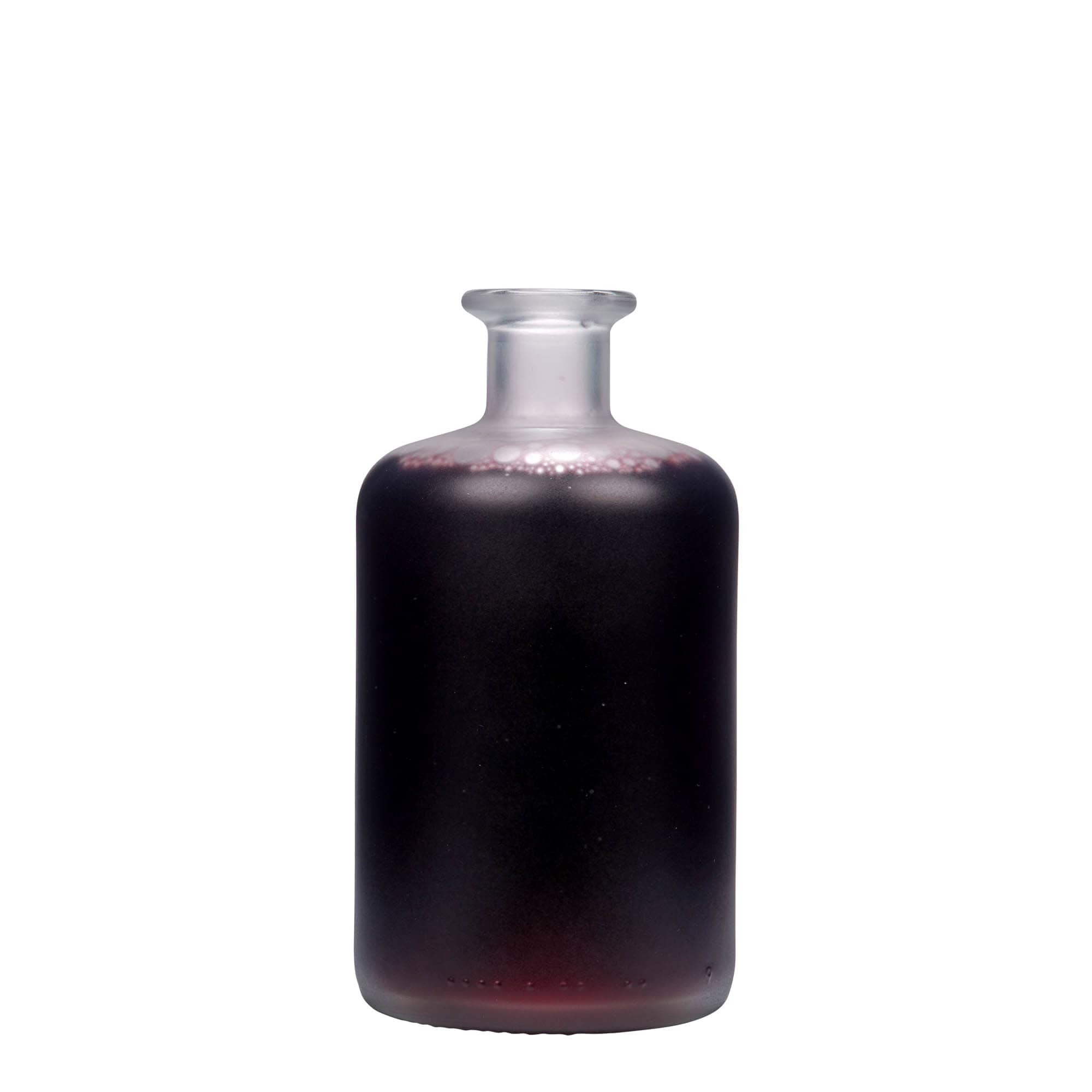 500 ml butelka szklana aptekarza, matowa, szyjka: korek