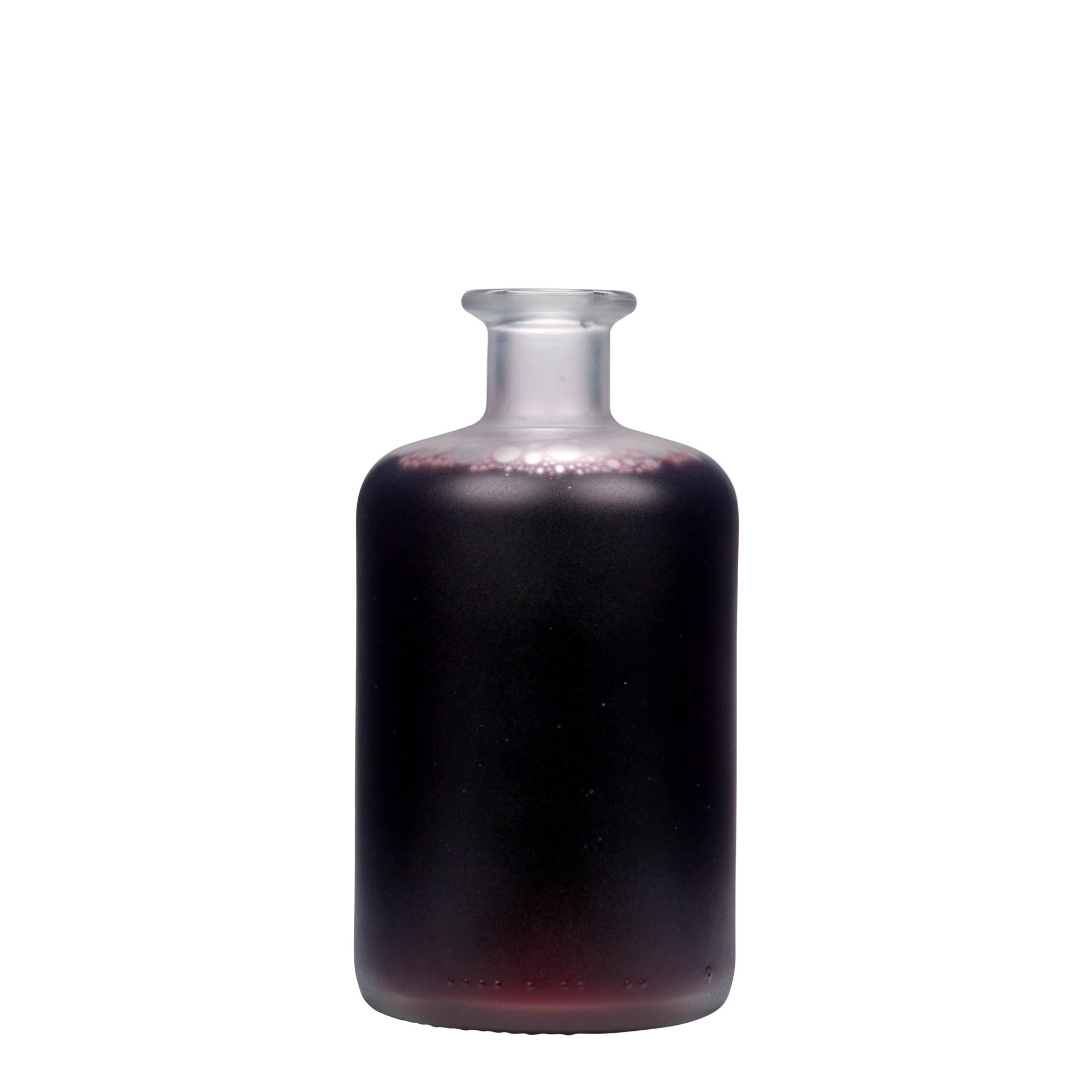 500 ml butelka szklana aptekarza, matowa, szyjka: korek