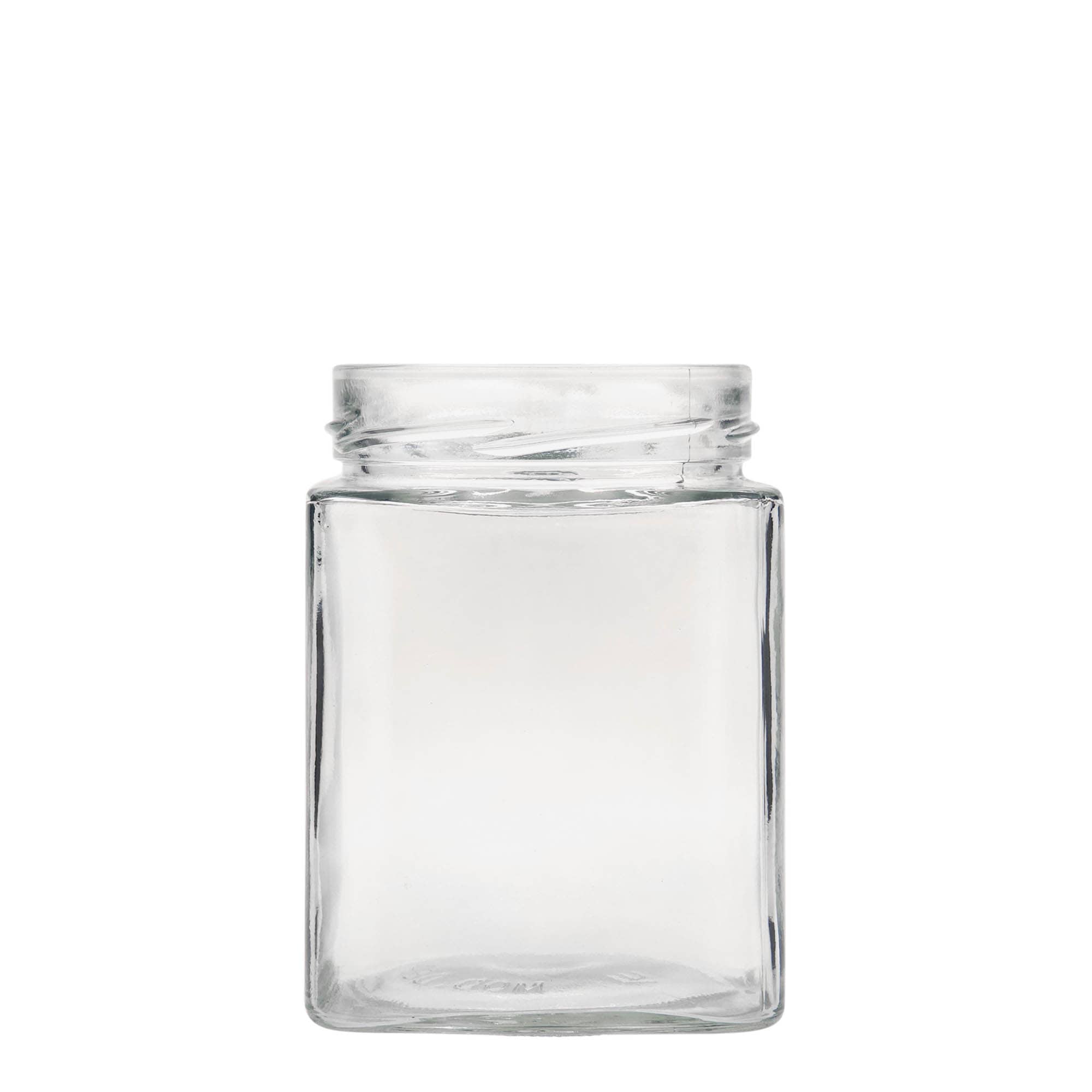 580 ml sześcienny słoik 'Ikarus', otwór: Deep-Twist-Off (DTO 82)