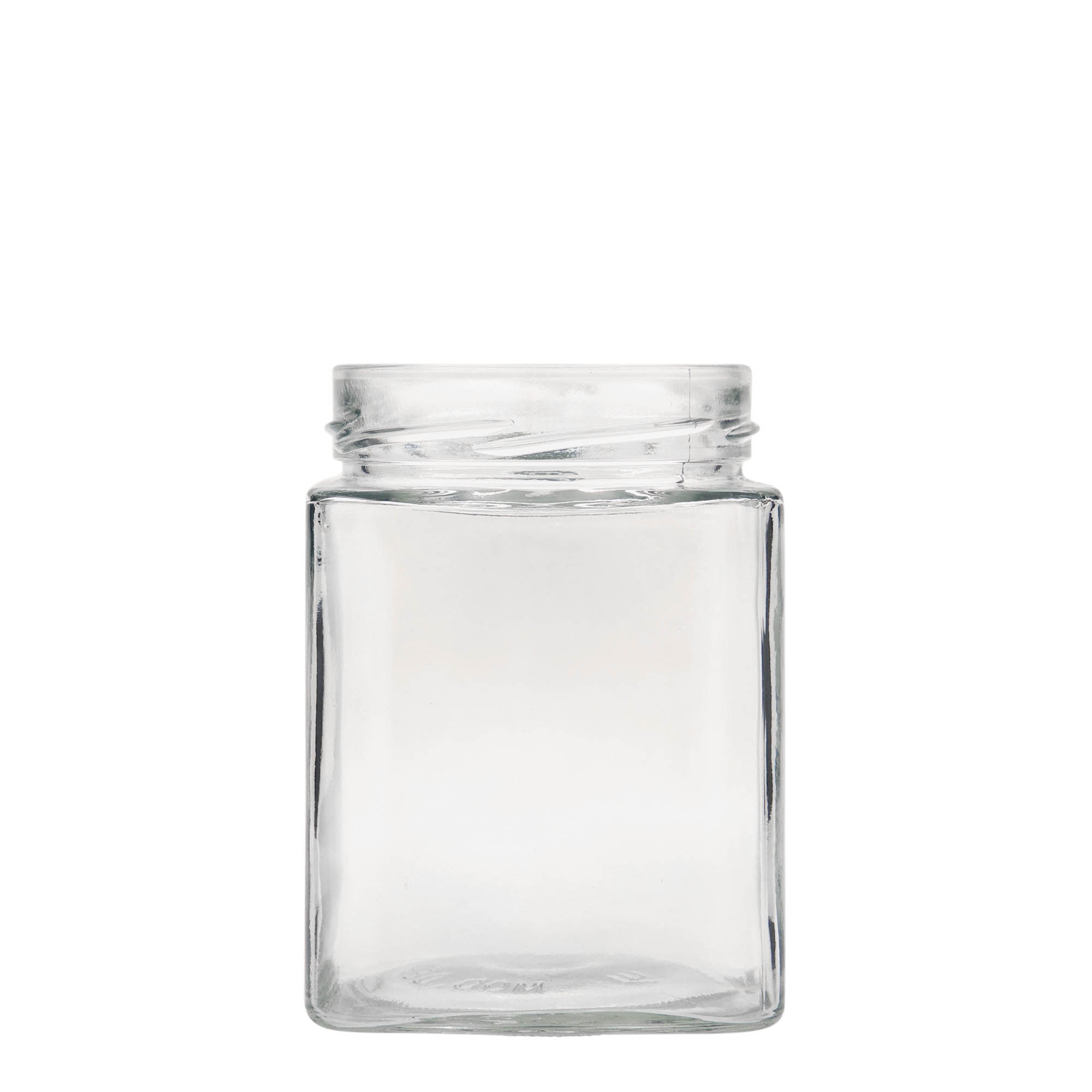 580 ml sześcienny słoik 'Ikarus', otwór: Deep-Twist-Off (DTO 82)