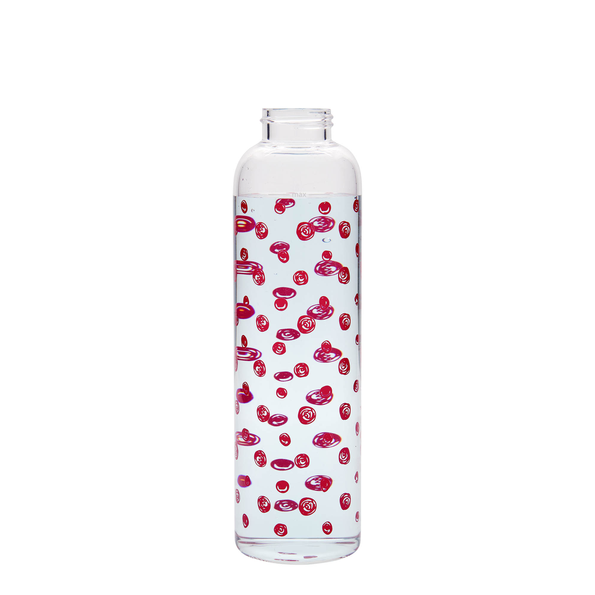 500 ml bidon „Perseus - Czerwone kropki”, otwór: zakrętka na gwint