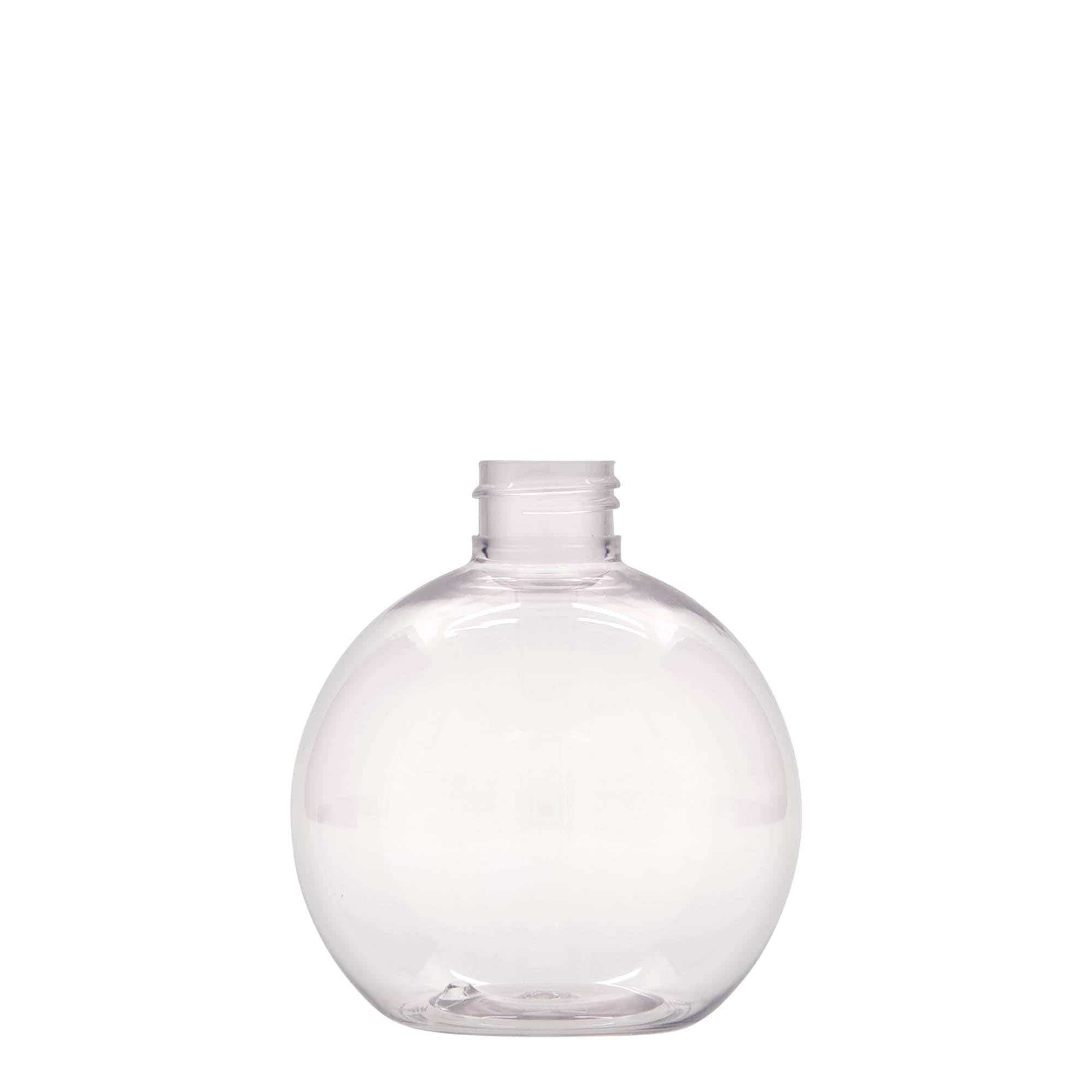 250 ml butelka PET „Perry”, okrągła, plastik, gwint: 24/410