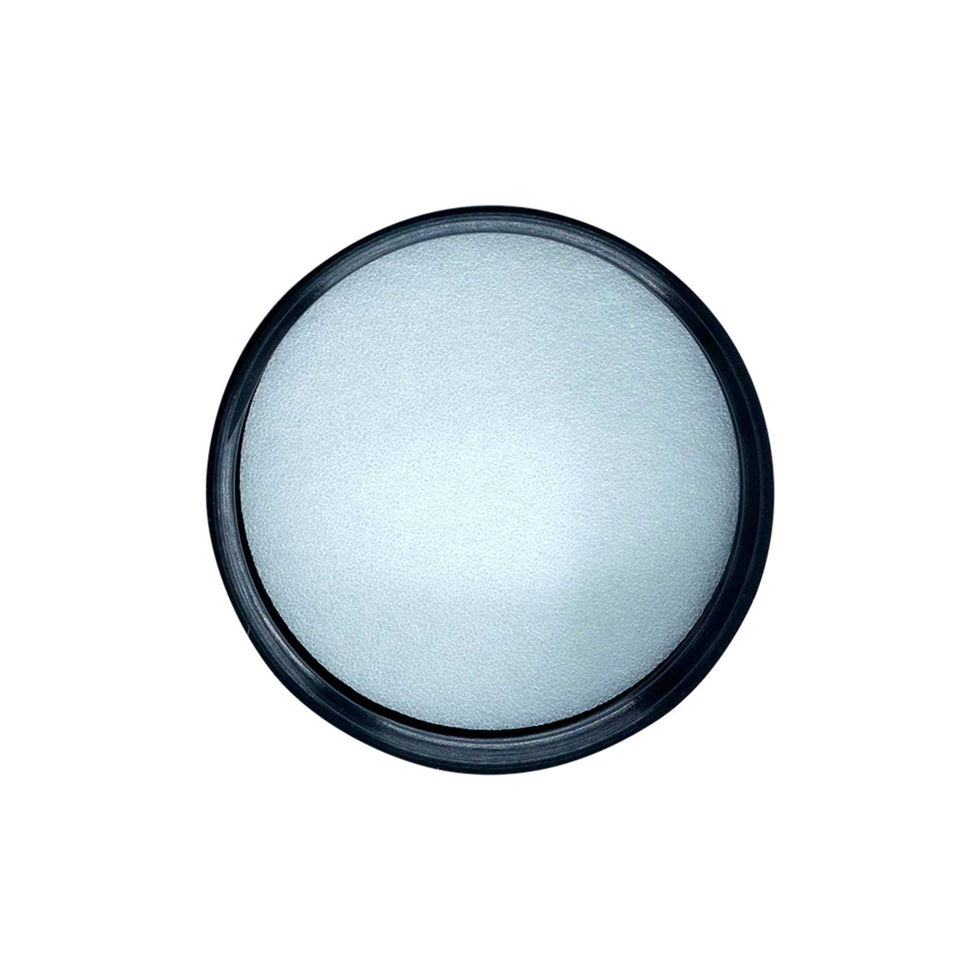 Zakrętka z gwintem do 60 ml „Brown Line”, tworzywo sztuczne HPM, czarna Zakrętka z gwintem do 60 ml „Brown Line”, tworzywo sztuczne HPM, czarna