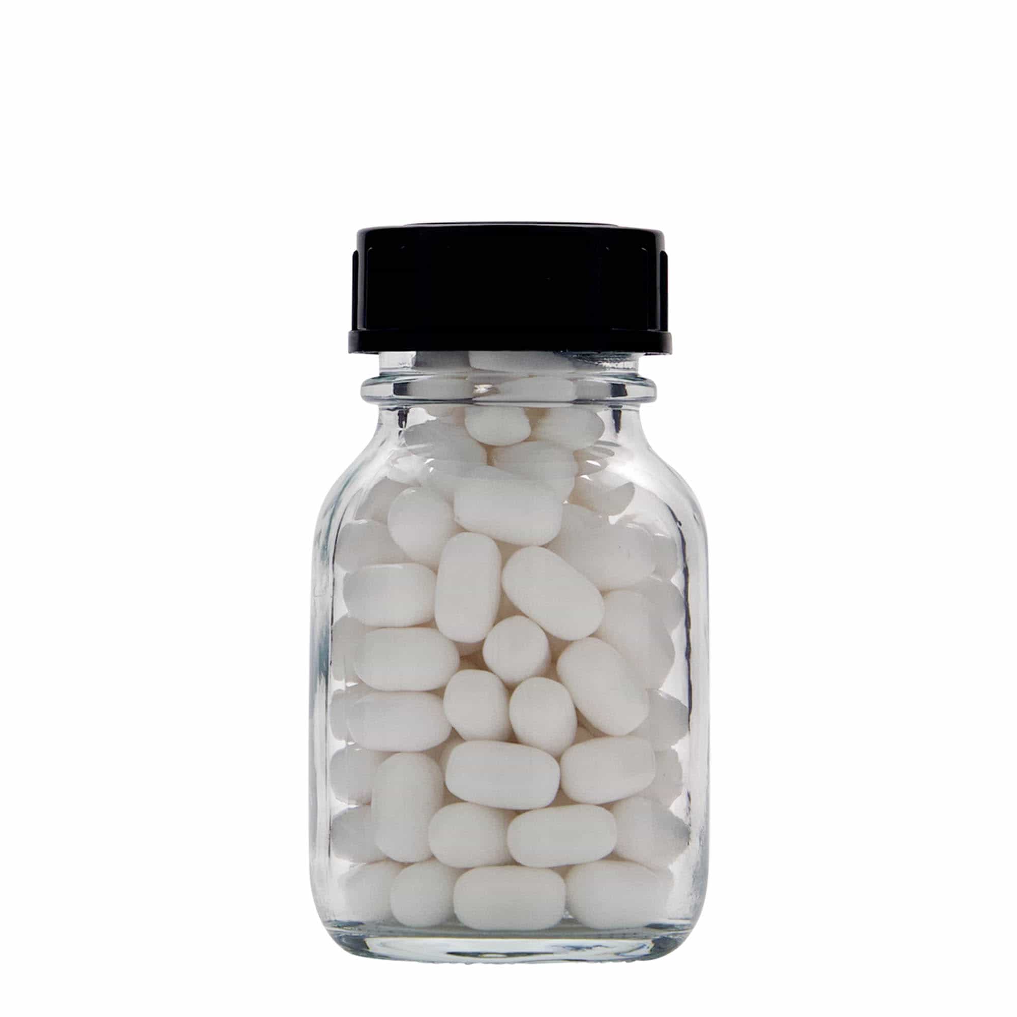 50 ml słoik o szerokiej szyjce, otwór: DIN 32