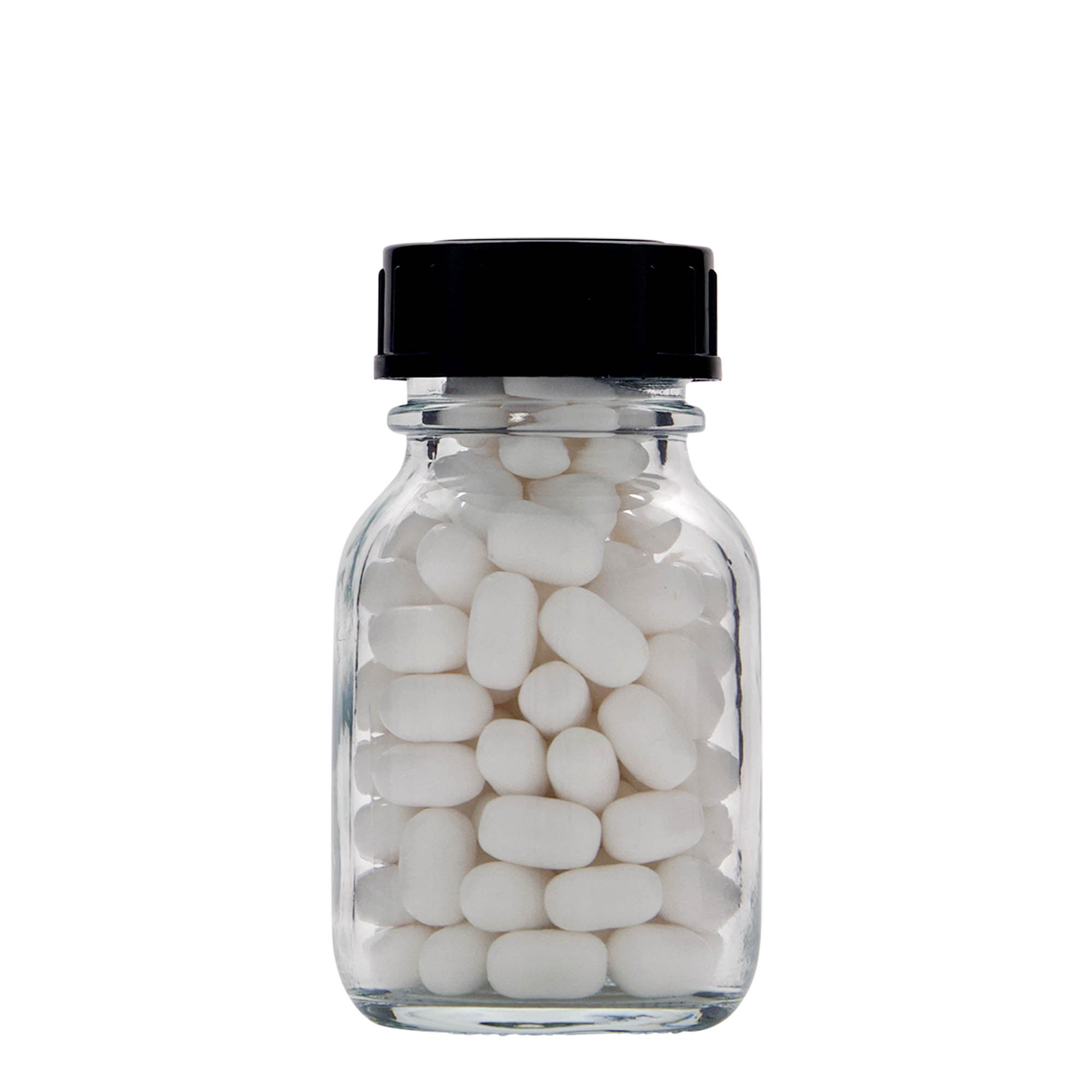 50 ml słoik o szerokiej szyjce, otwór: DIN 32 50 ml słoik o szerokiej szyjce, otwór: DIN 32