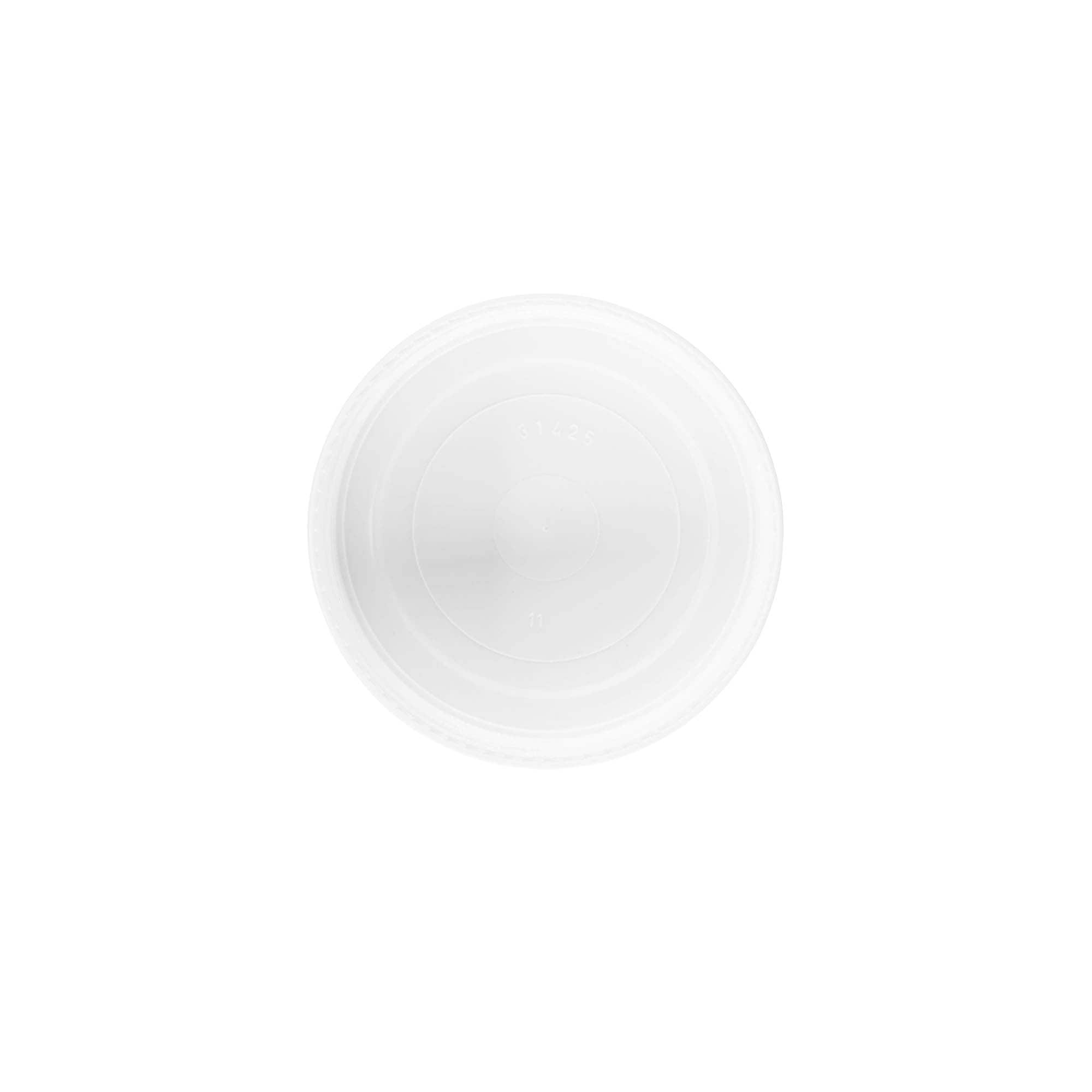 Zakrętka na gwint do 100 ml „Bianca”, plastik PP, biały Zakrętka na gwint do 100 ml „Bianca”, plastik PP, biały