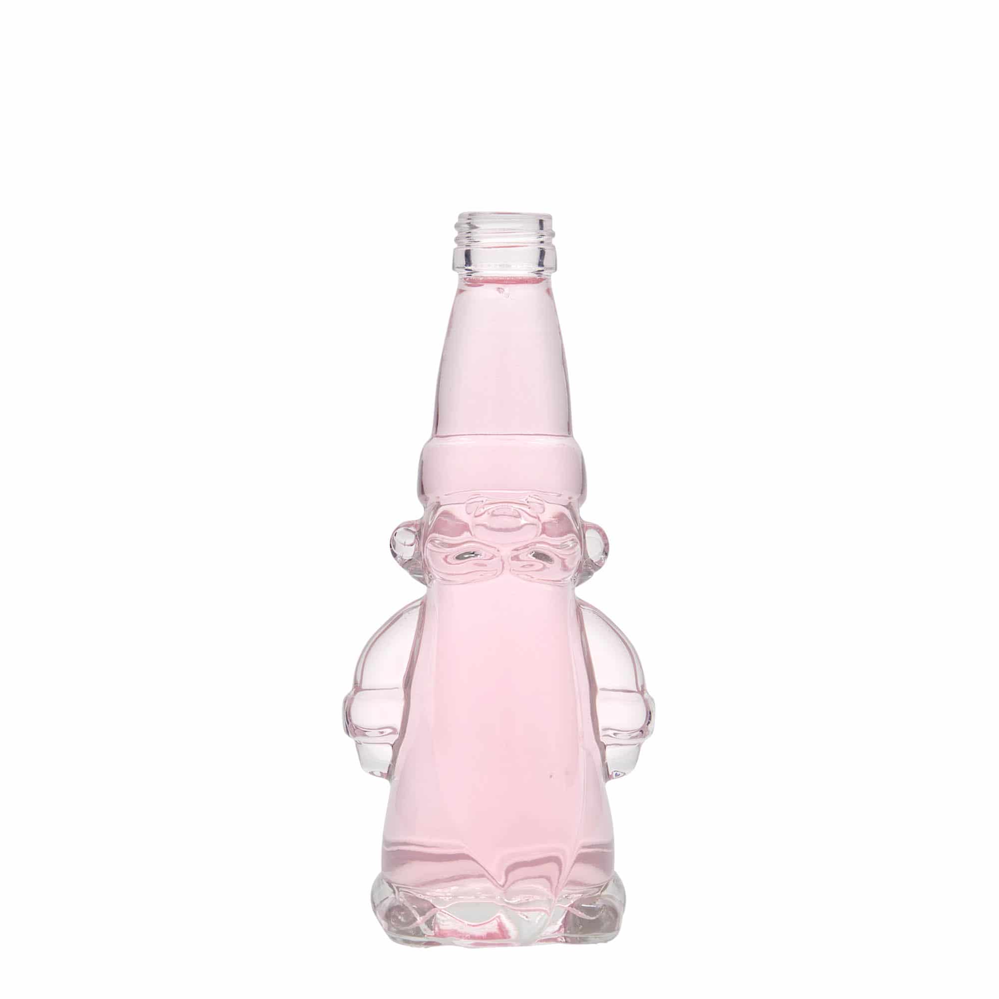 200 ml butelka szklana 'Bożonarodzeniowy skrzat', zamknięcie: PP 28