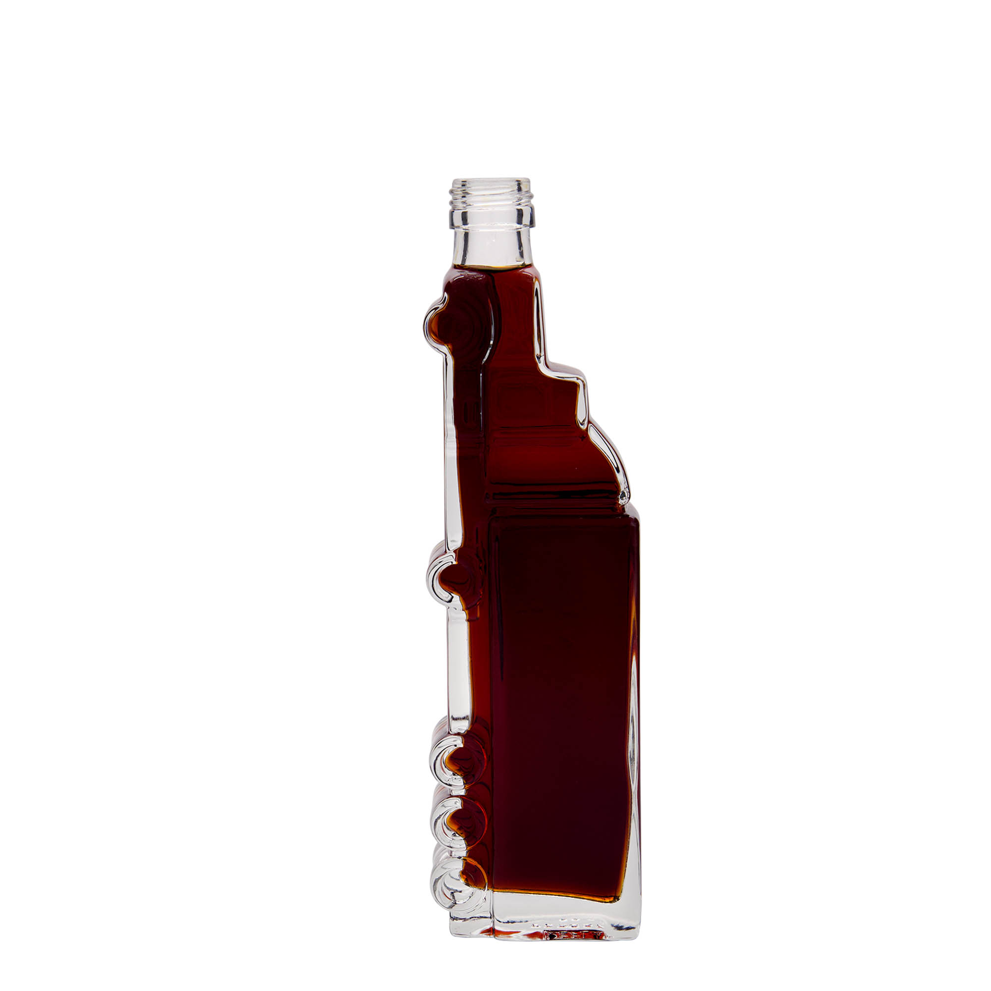 200 ml butelka szklana 'Ciężarówka', zamknięcie: PP 25