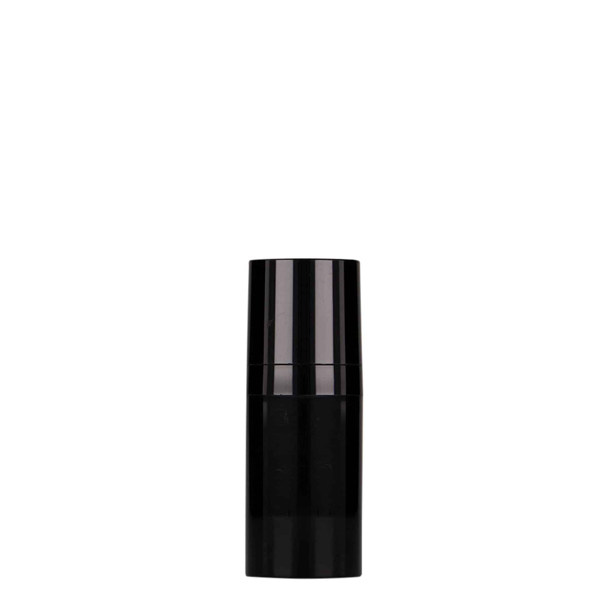 15 ml dyspenser beztlenowy „Micro”, tworzywo sztuczne PP, czarny