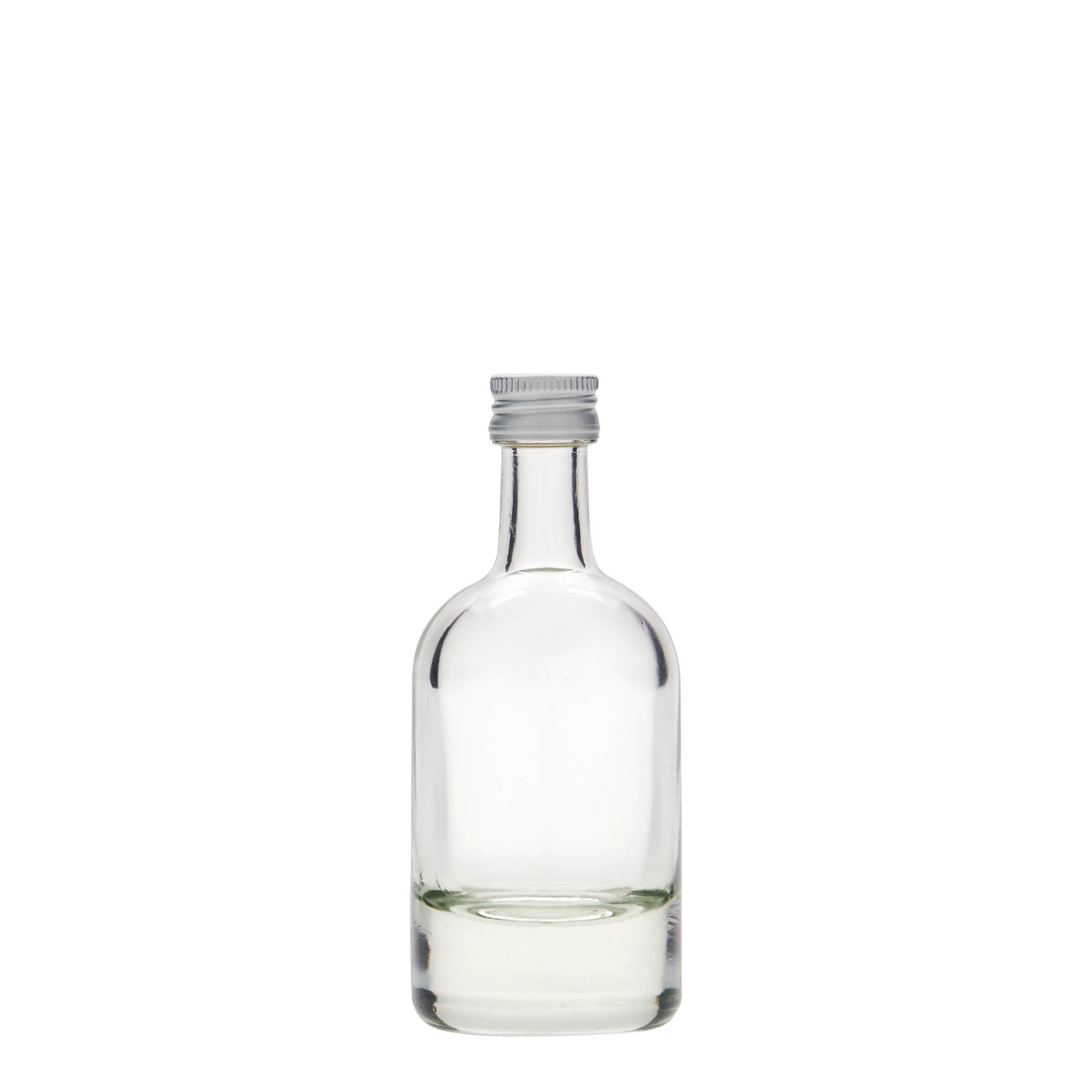 50 ml butelka szklana 'Linea Uno', gwint: PP 18 50 ml butelka szklana 'Linea Uno', gwint: PP 18
