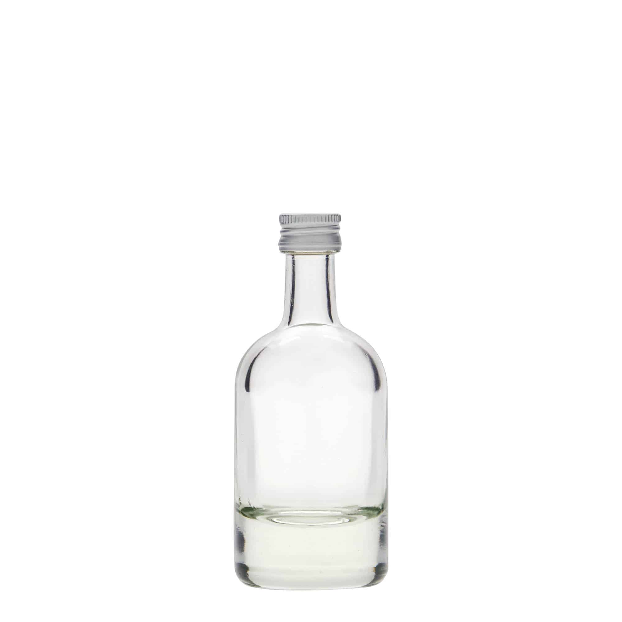 50 ml butelka szklana 'Linea Uno', gwint: PP 18