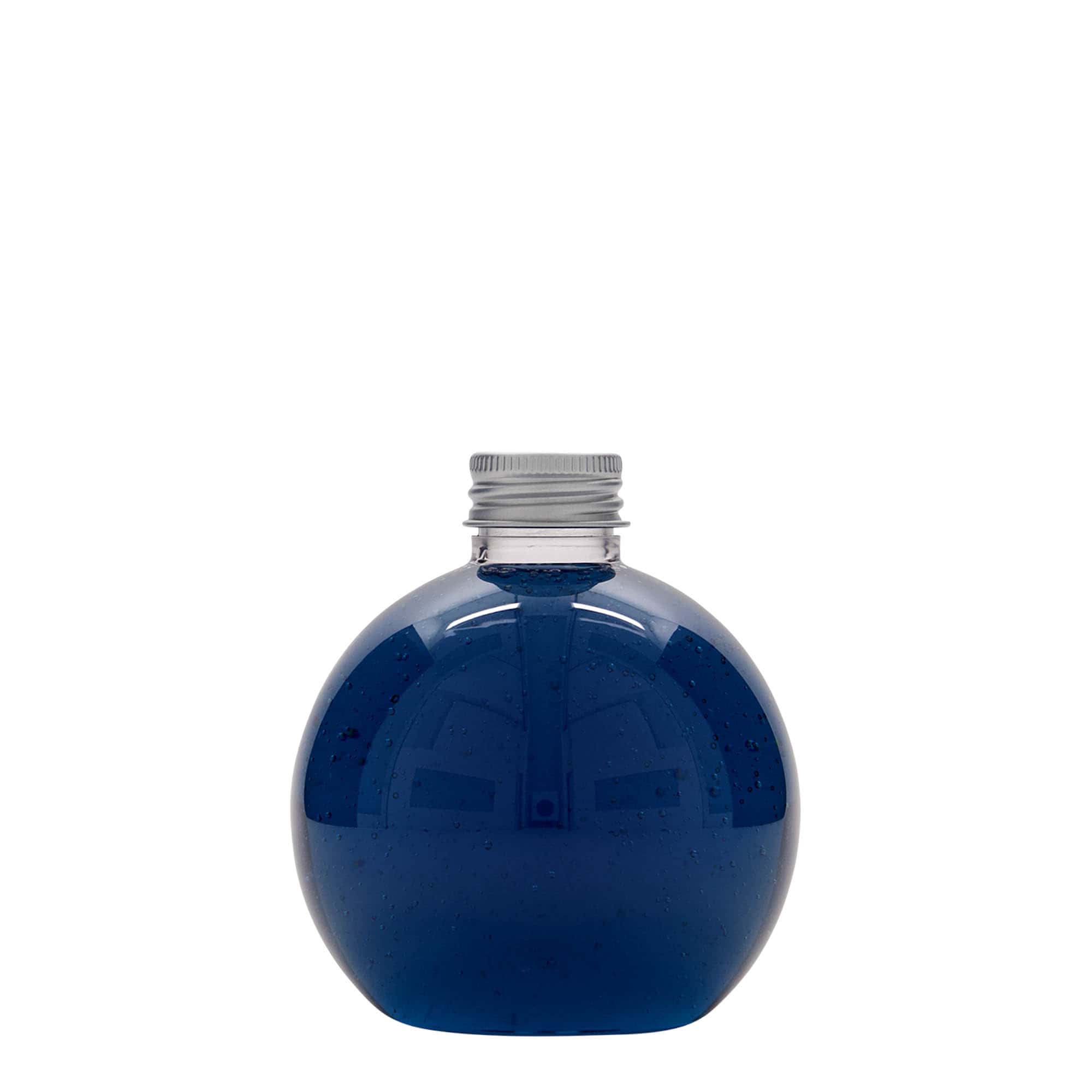 250 ml butelka PET „Perry”, okrągła, plastik, gwint: 24/410