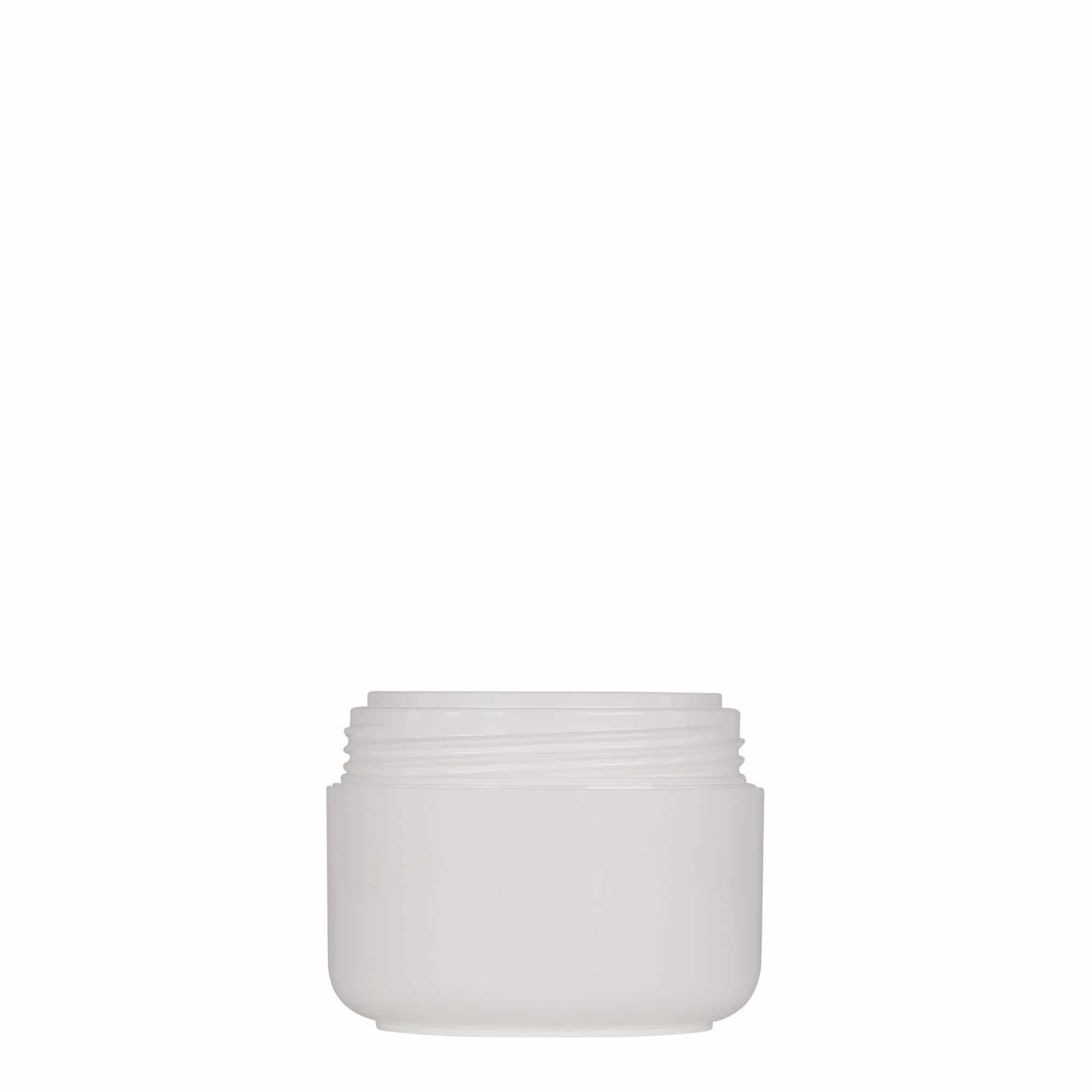 50 ml słoiczek z tworzywa sztucznego 'Bianca', PP, kolor biały, zamknięcie: zakrętka 50 ml słoiczek z tworzywa sztucznego 'Bianca', PP, kolor biały, zamknięcie: zakrętka