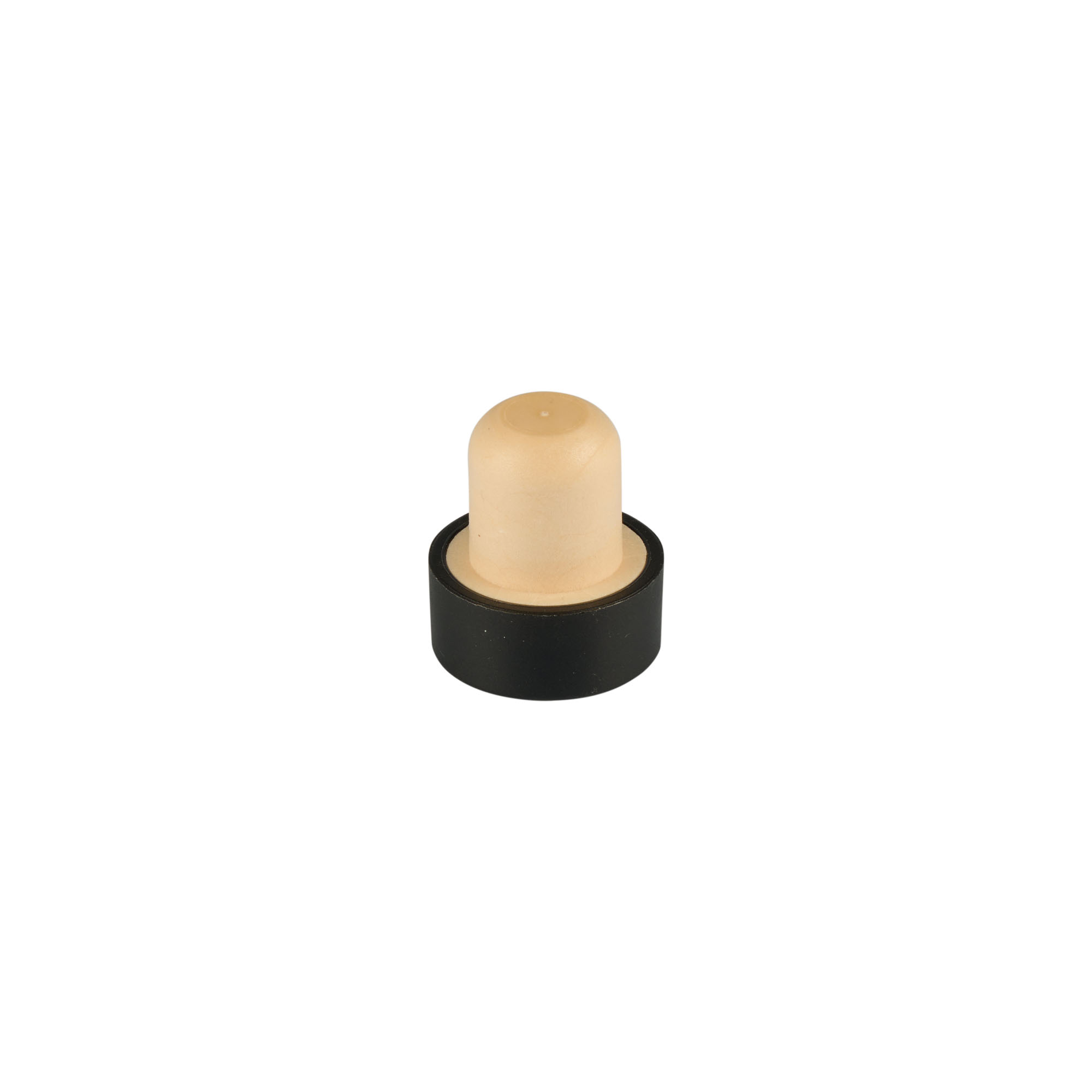 Korek z uchwytem 11 mm, drewno, czarny, do ustnika: korek