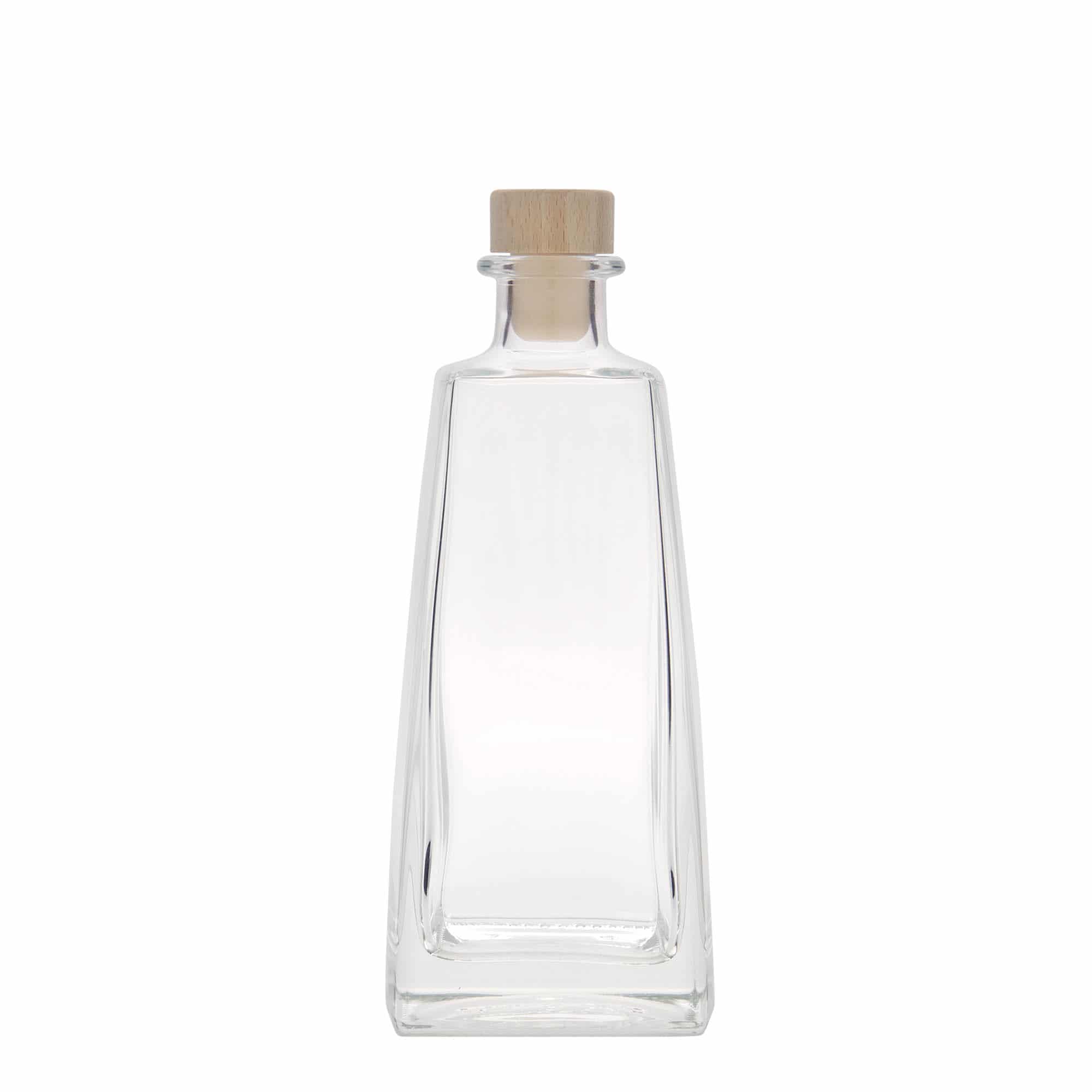 350 ml butelka szklana 'Timmy', prostokątna, zamknięcie: korek