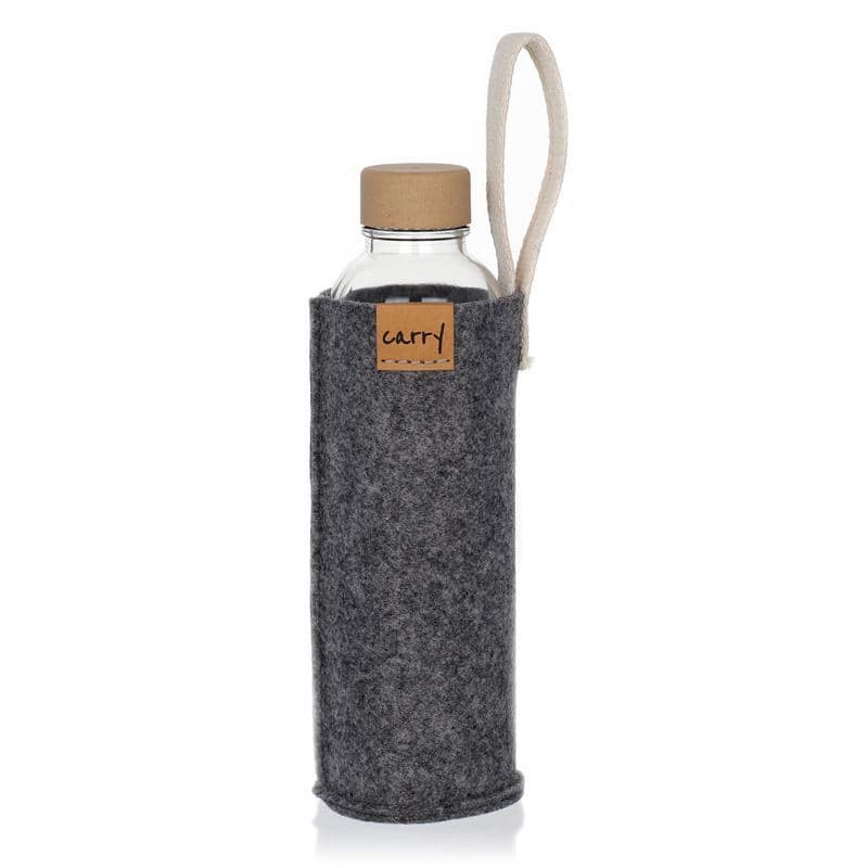 Etui CARRY Sleeve, materiał tekstylny, kolor szary