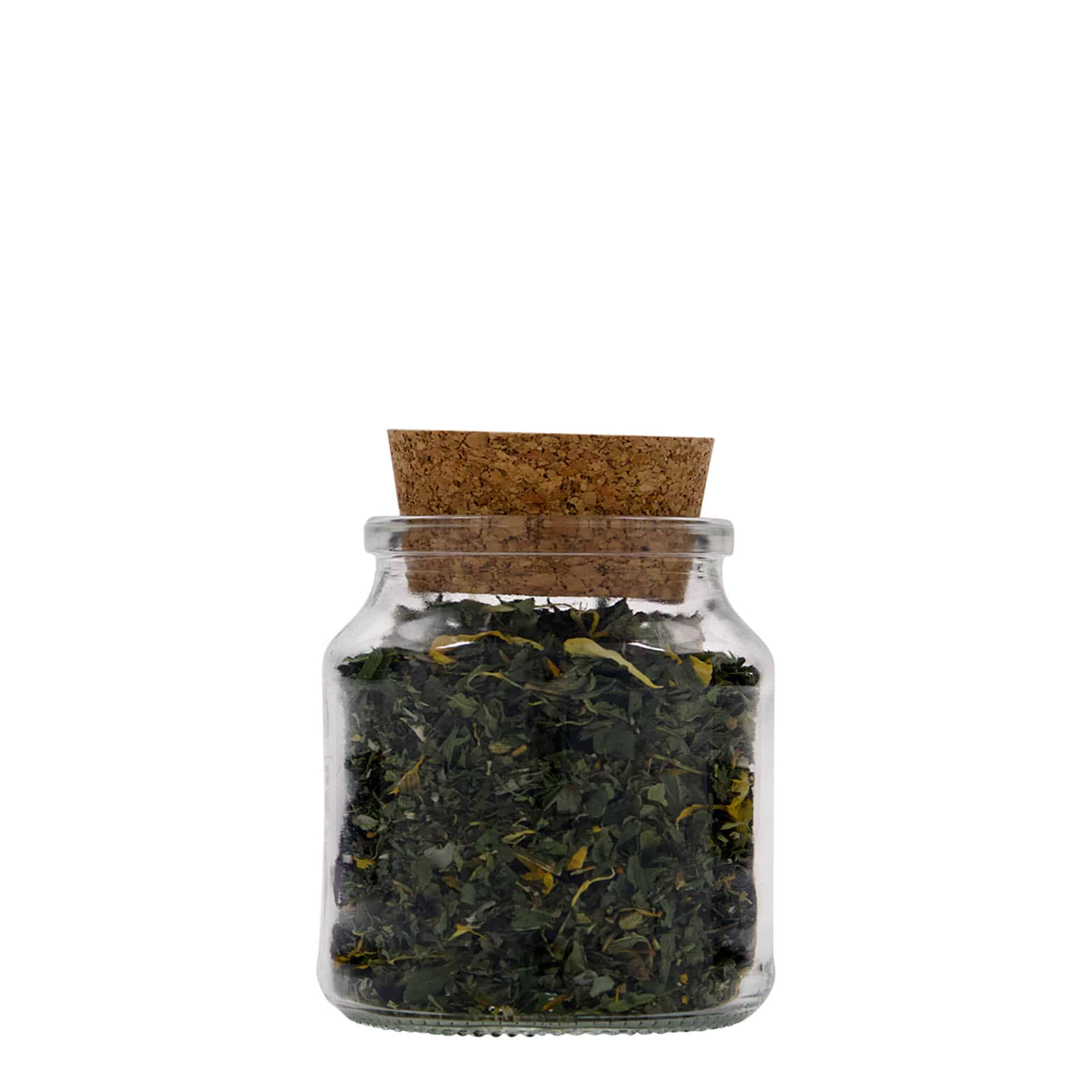 205 ml szklany słoik z korkiem, otwór: korek