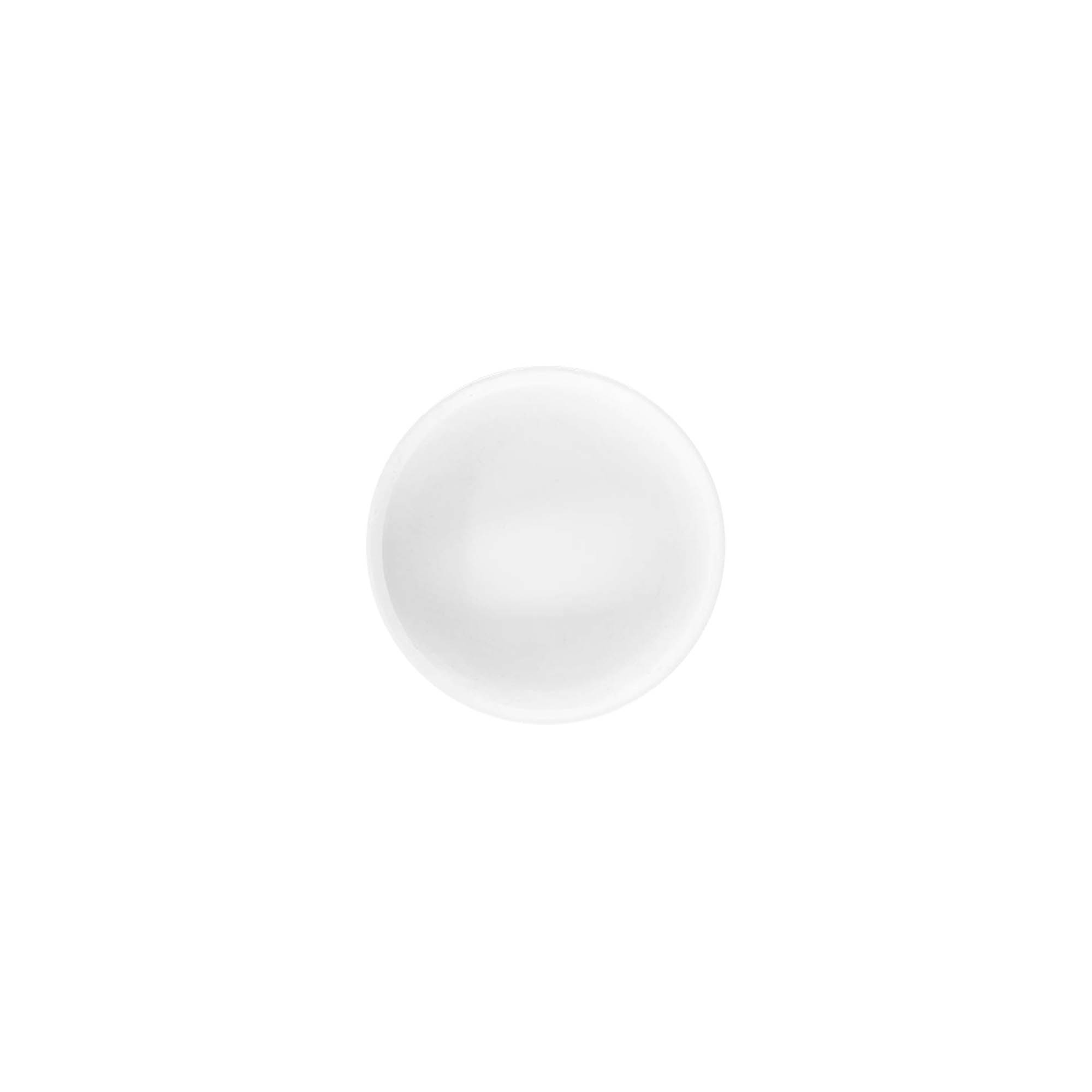 Zakrętka z gwintem 'White Line' 6 ml, tworzywo sztuczne PP, biały