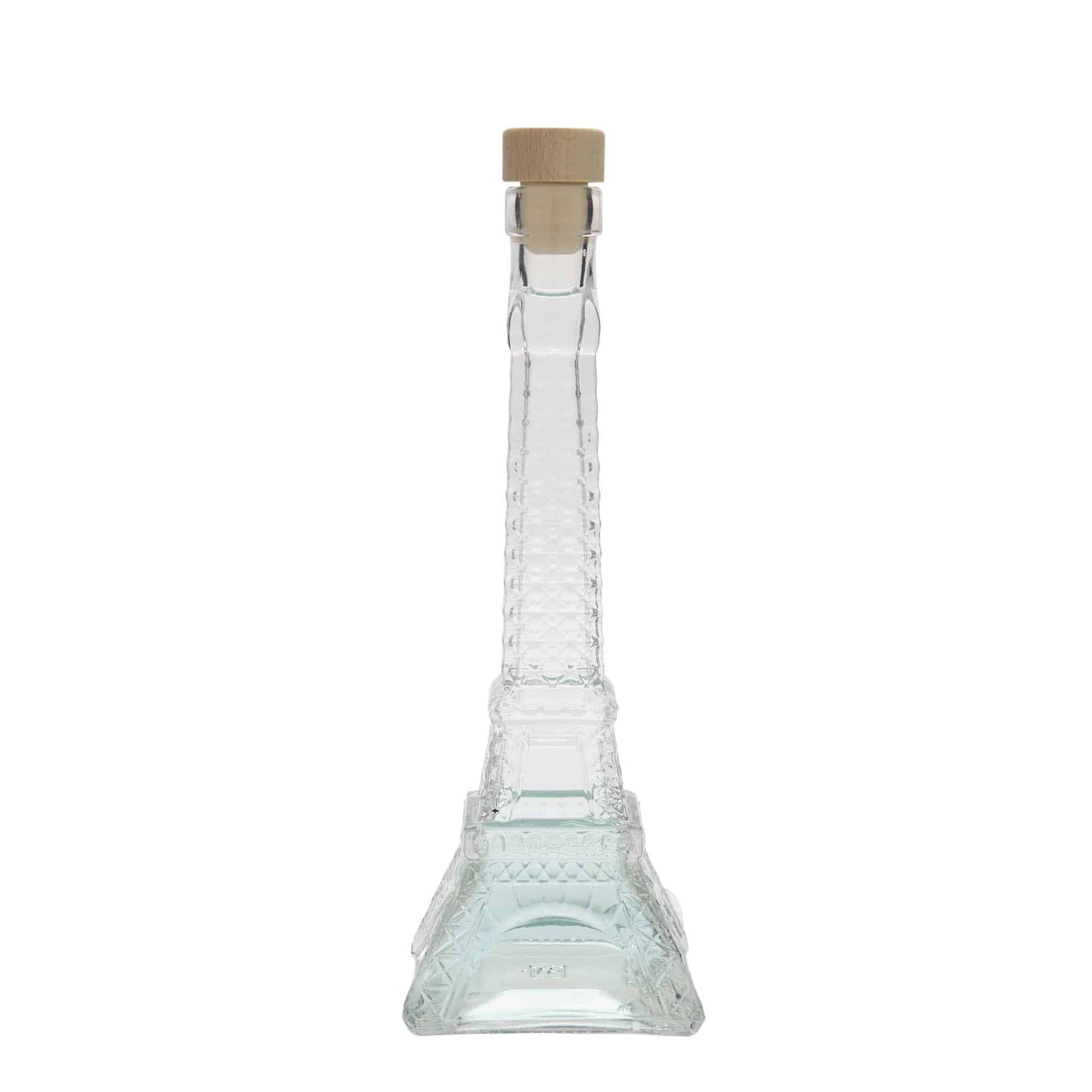 200 ml butelka szklana 'Wieża Eiffla', zamknięcie: korek