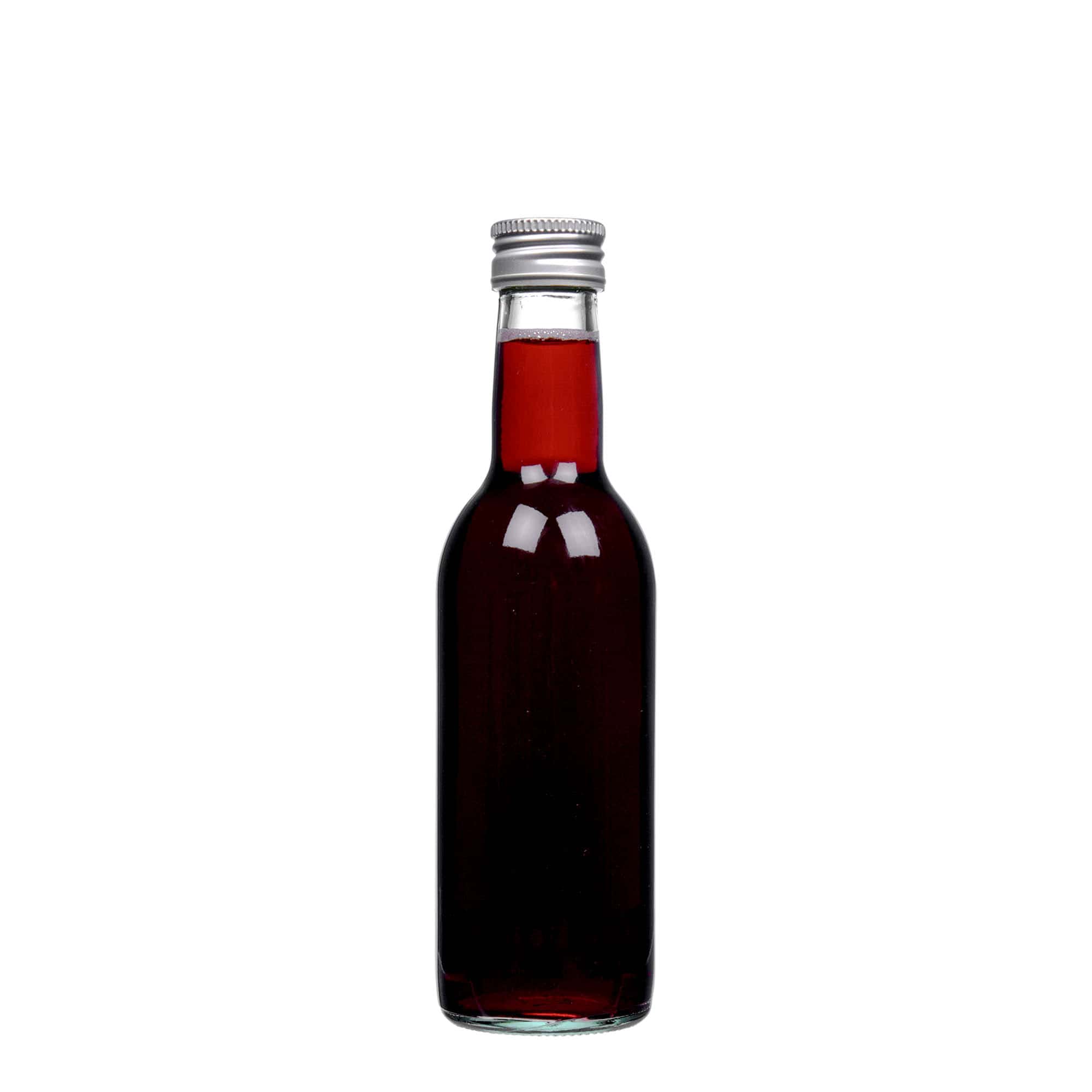250 ml butelka szklana 'Bordeaux', gwint: PP 28