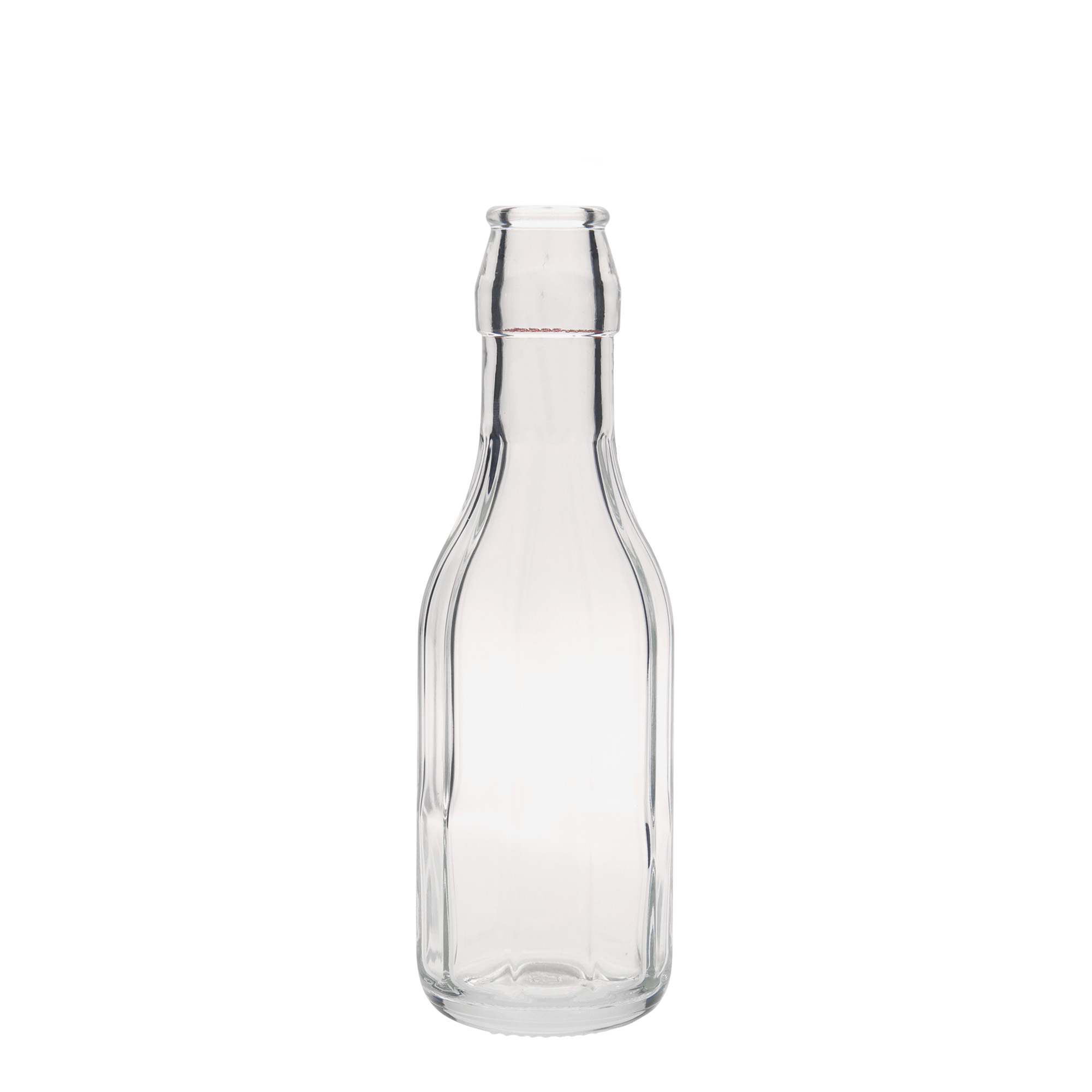 250 ml butelka szklana 'Bravo', dziesięciokątna, otwór: zamknięcie na klamrę 250 ml butelka szklana 'Bravo', dziesięciokątna, otwór: zamknięcie na klamrę