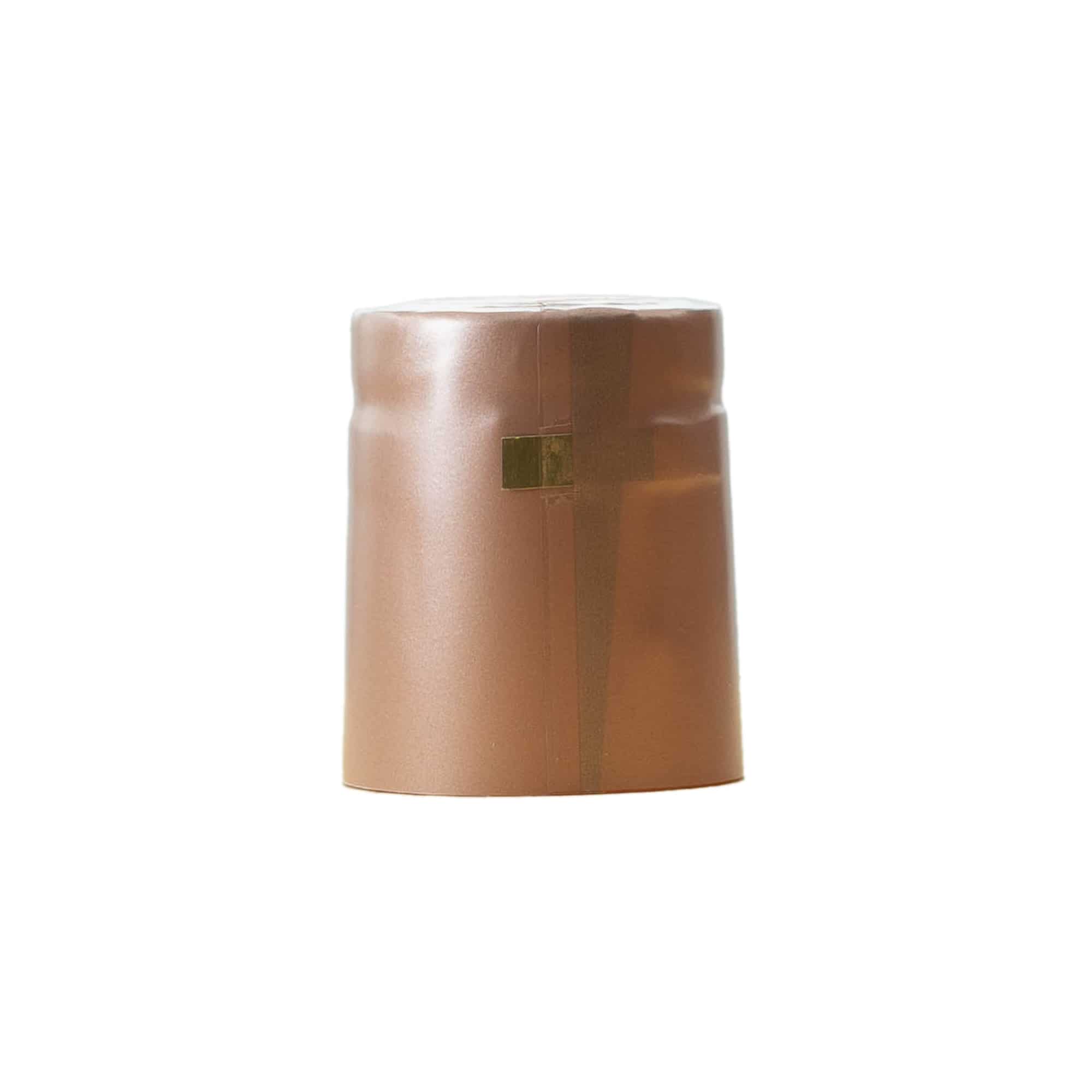 Kapturek termokurczliwy 32x41, tworzywo sztuczne PVC, kolor terakota Kapturek termokurczliwy 32x41, tworzywo sztuczne PVC, kolor terakota
