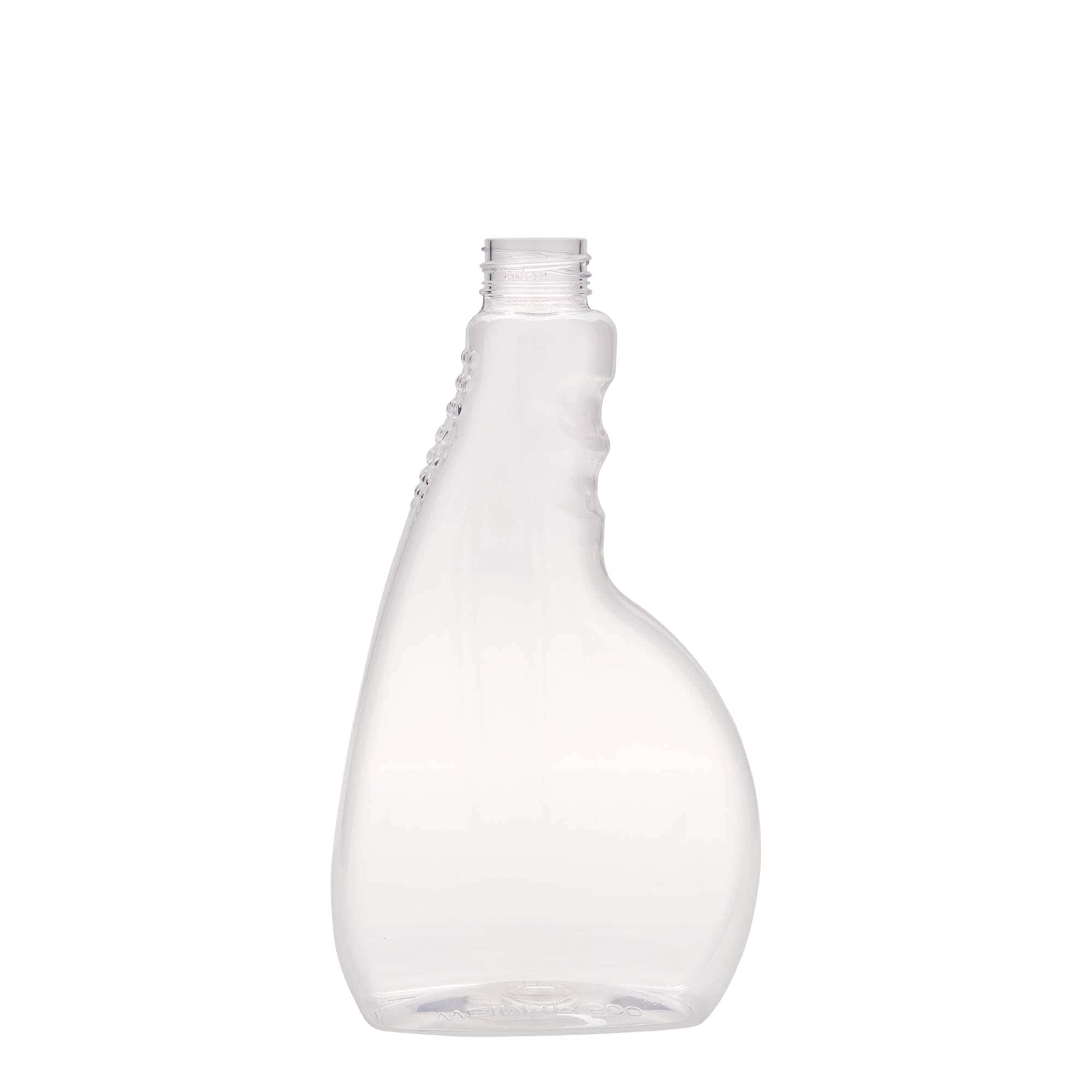 500 ml butelka PET z rozpylaczem 'Piccobello', prostokątna, tworzywo sztuczne, zamknięcie: zakrętka