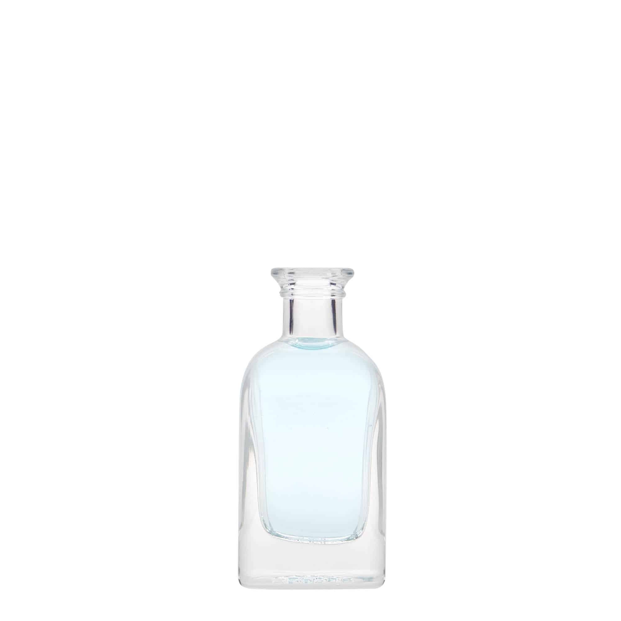 40 ml butelka szklana apteczna Carré, kwadratowa, zamknięcie: korek