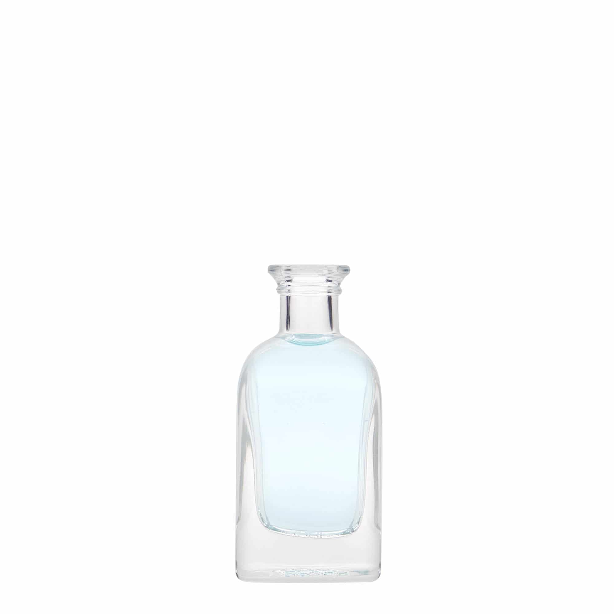 40 ml szklana butelka Aptekarz Carré, kwadratowa, wylot: korek