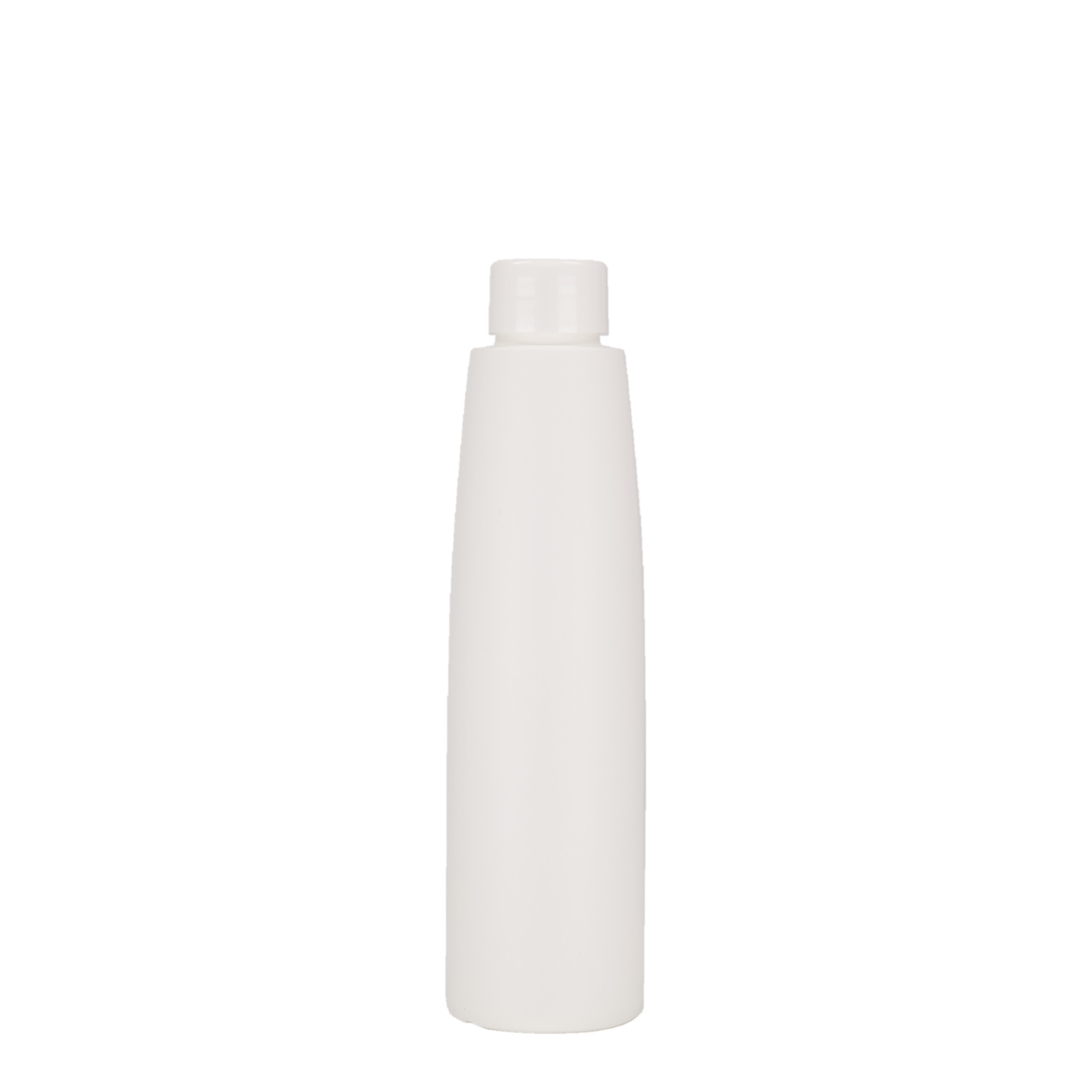 200 ml butelka z tworzywa sztucznego 'Donald', HDPE, kolor biały, zamknięcie: 24/410