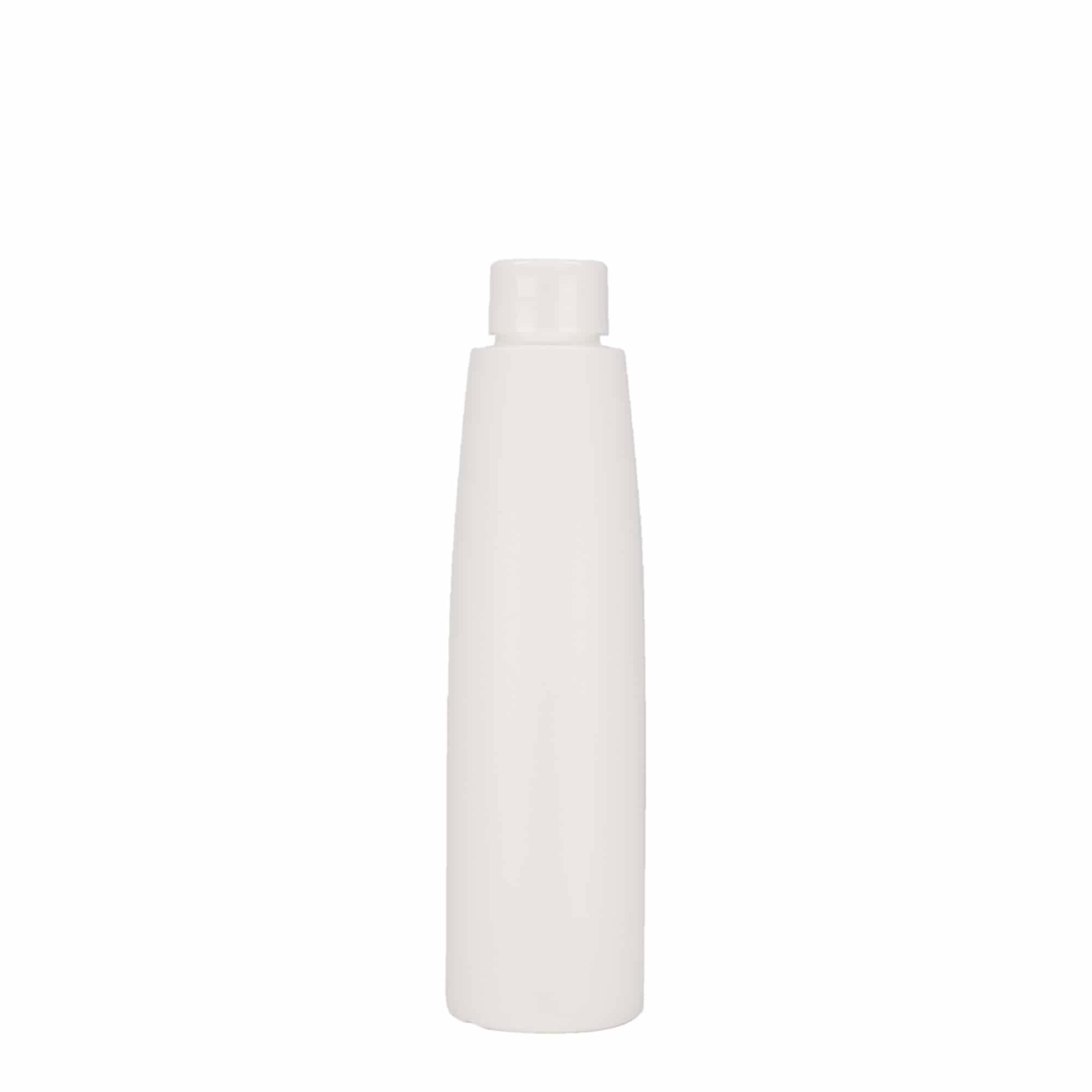 200 ml butelka plastikowa „Donald”, HDPE, biała, gwint: 24/410