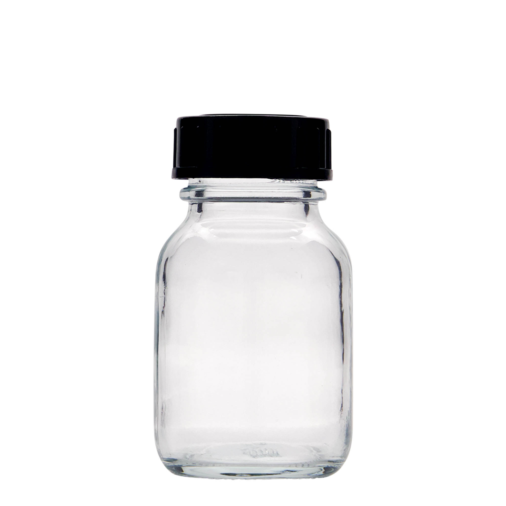 50 ml słoik o szerokiej szyjce, otwór: DIN 32 50 ml słoik o szerokiej szyjce, otwór: DIN 32