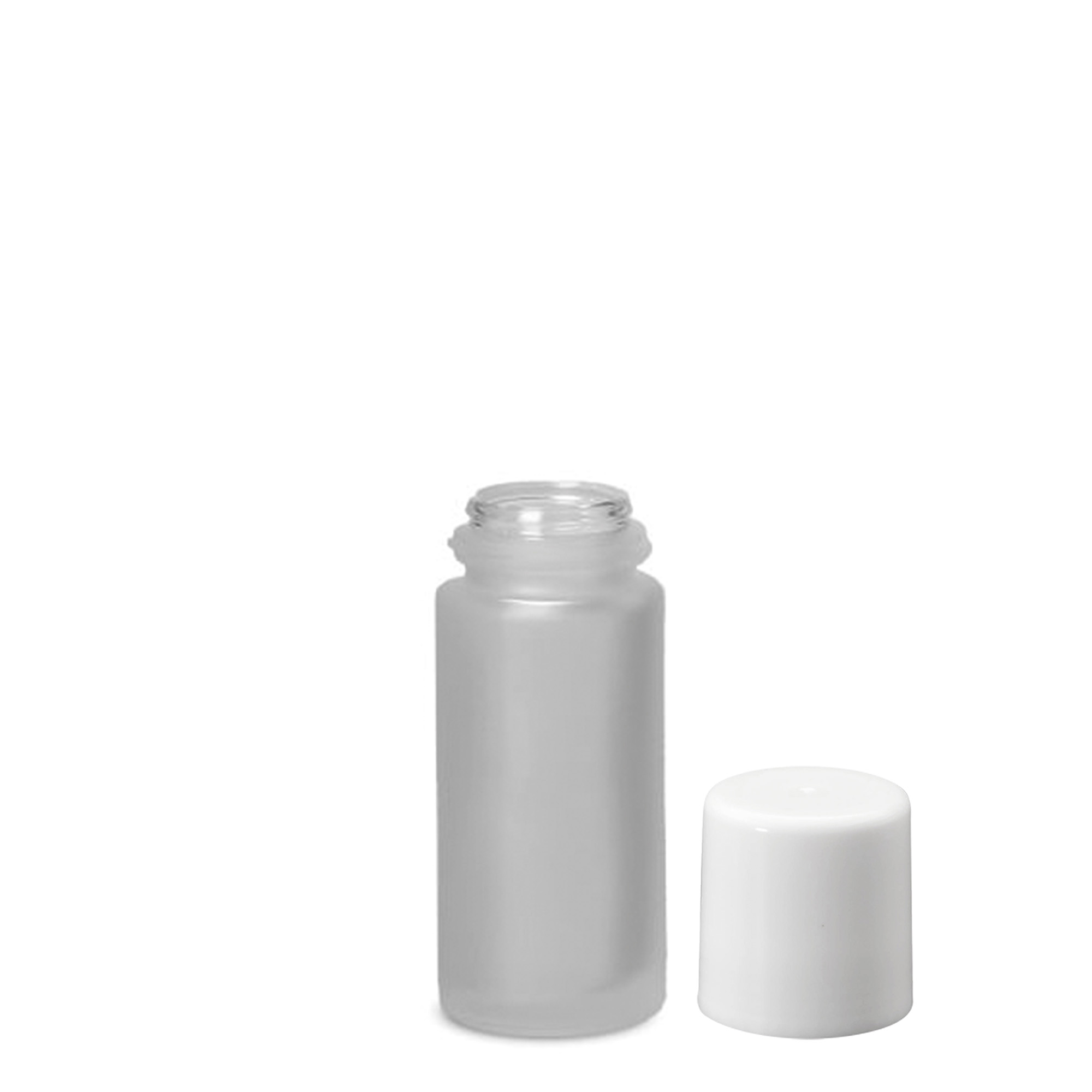 Butelka roll-on 50 ml, szkło, brązowy, szyjka: nakrętka