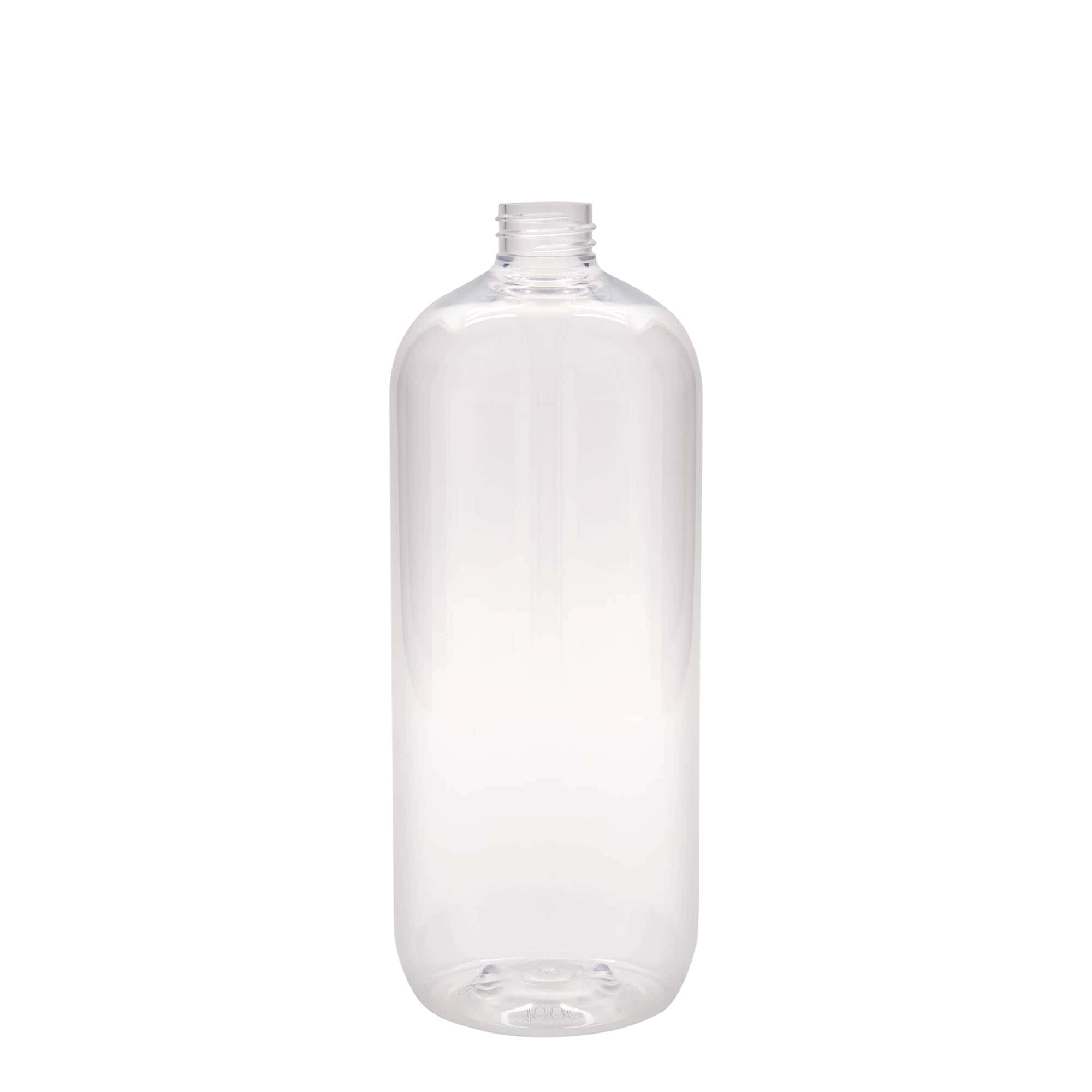 1000 ml butelka PET 'Boston', tworzywo sztuczne, zamknięcie: 28/410