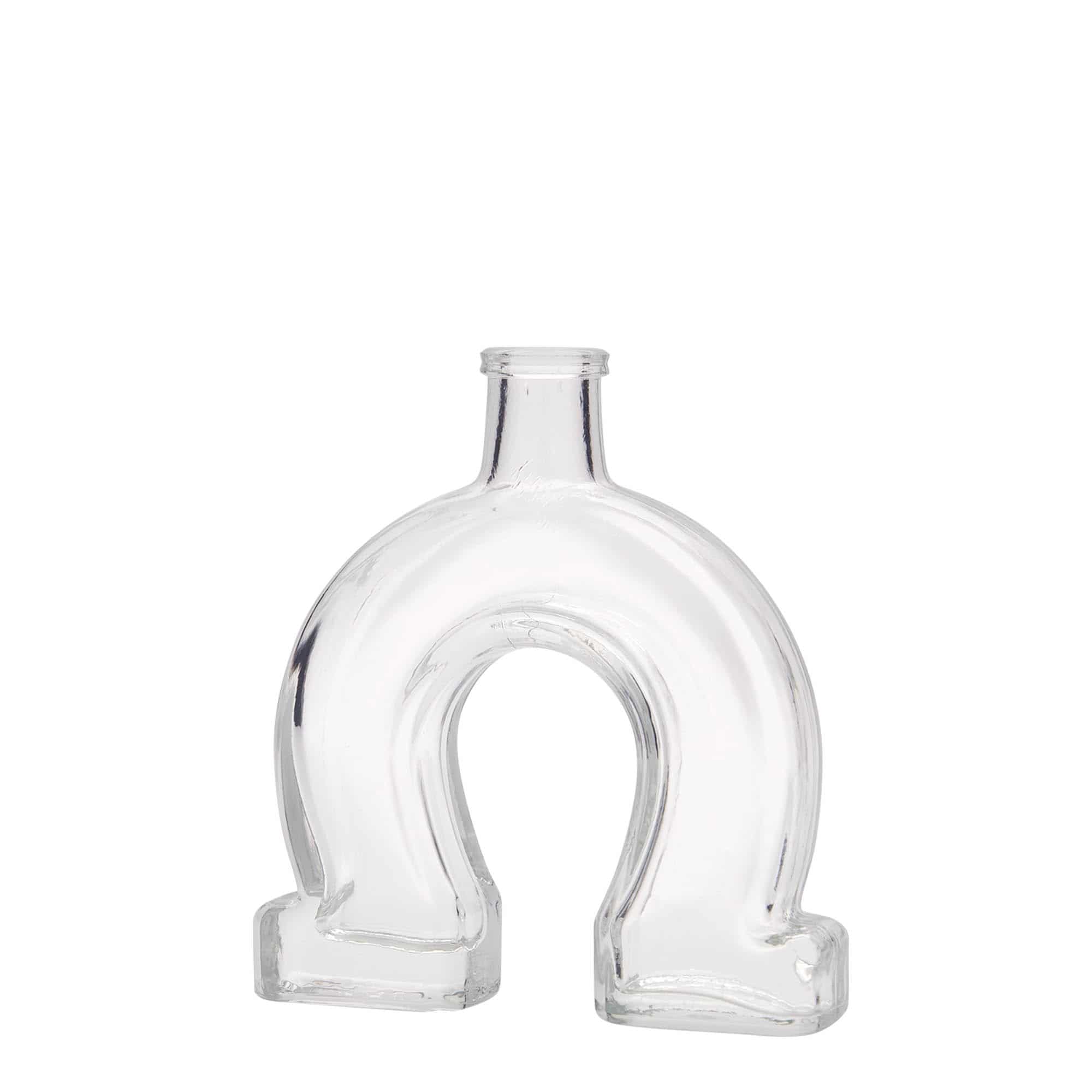 100 ml butelka szklana 'Podkowa', zamknięcie: korek