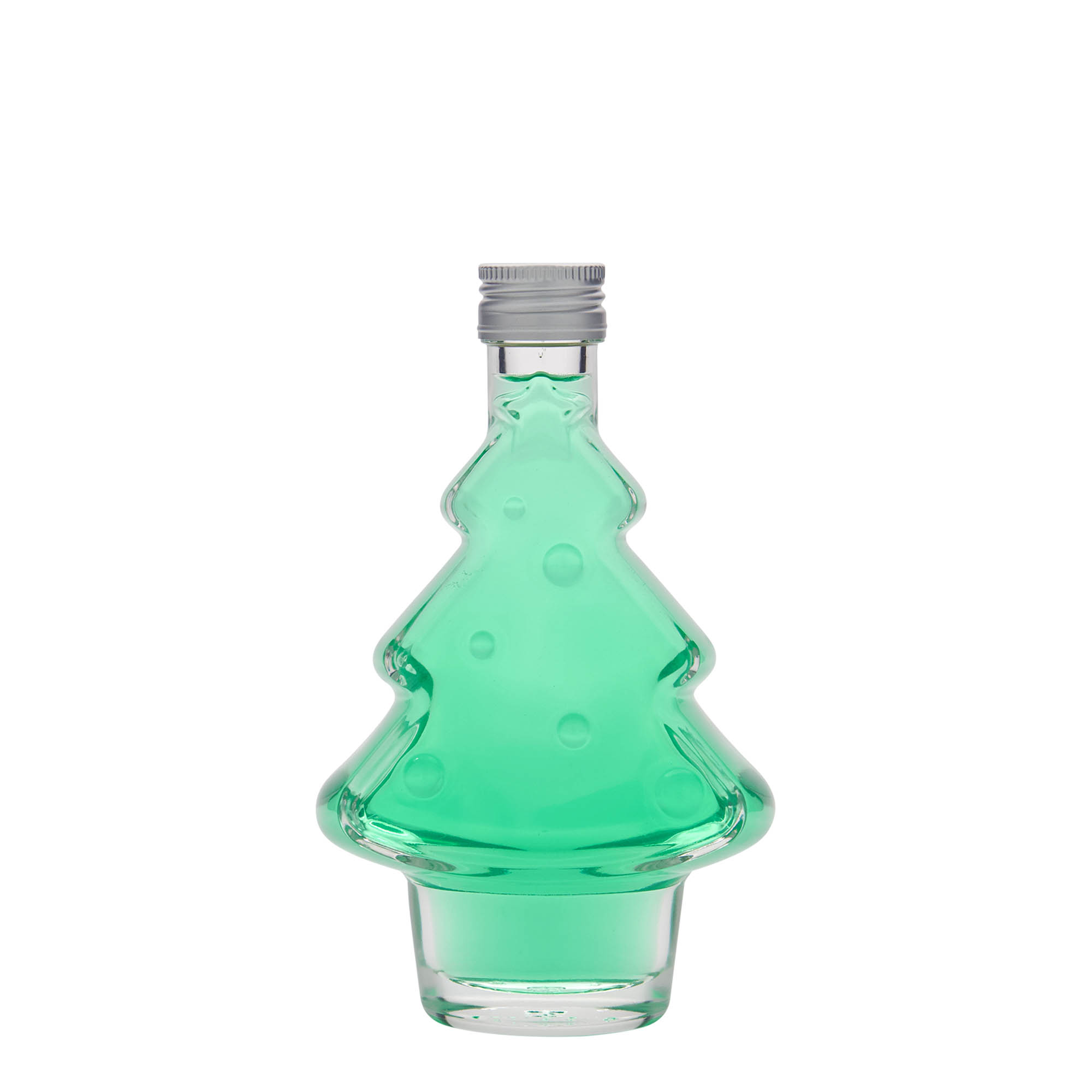 Butelka szklana 200 ml „Choinka”, gwint: PP 28 Butelka szklana 200 ml „Choinka”, gwint: PP 28