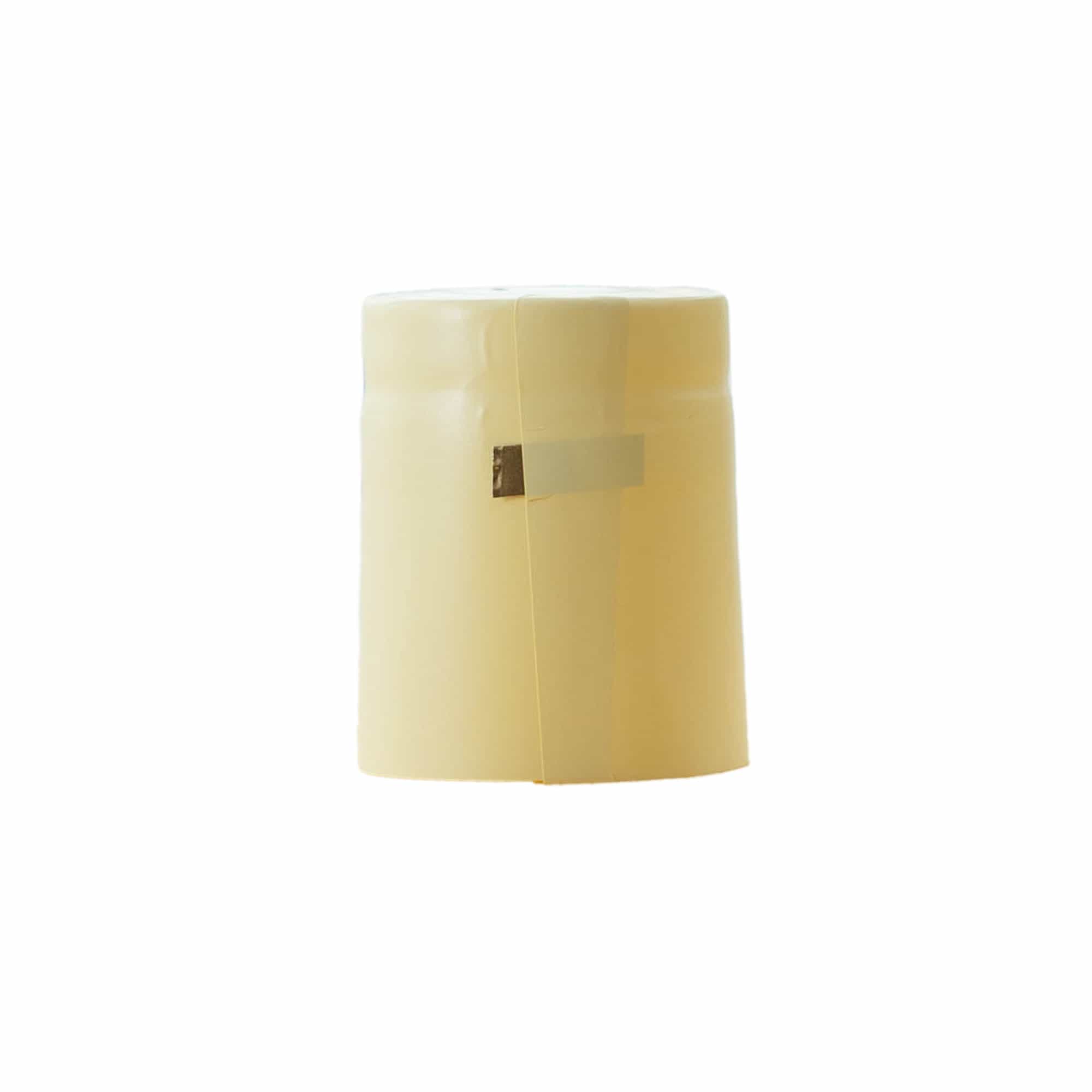 Kapturek termokurczliwy 32x41, tworzywo sztuczne PVC, kolor szampan