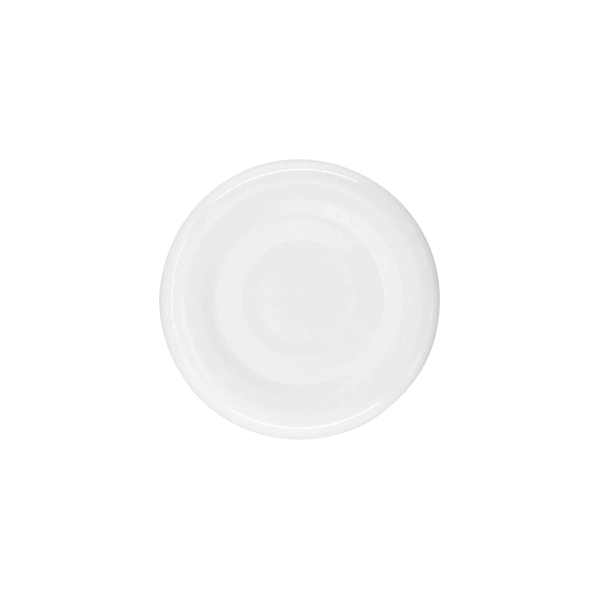 Zakrywka Twist-Off, blacha biała, biała, do szyjki: TO 38