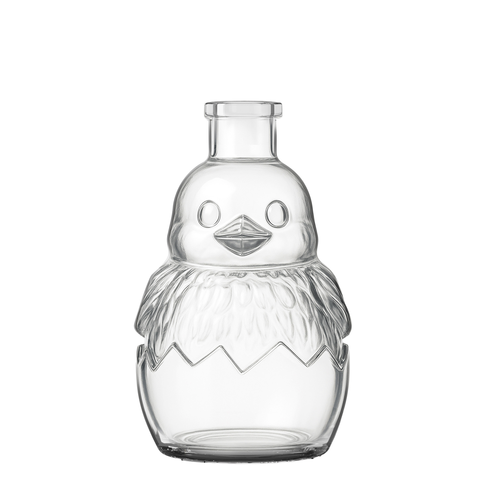 200 ml butelka szklana 'Kurczak', szyjka: korek