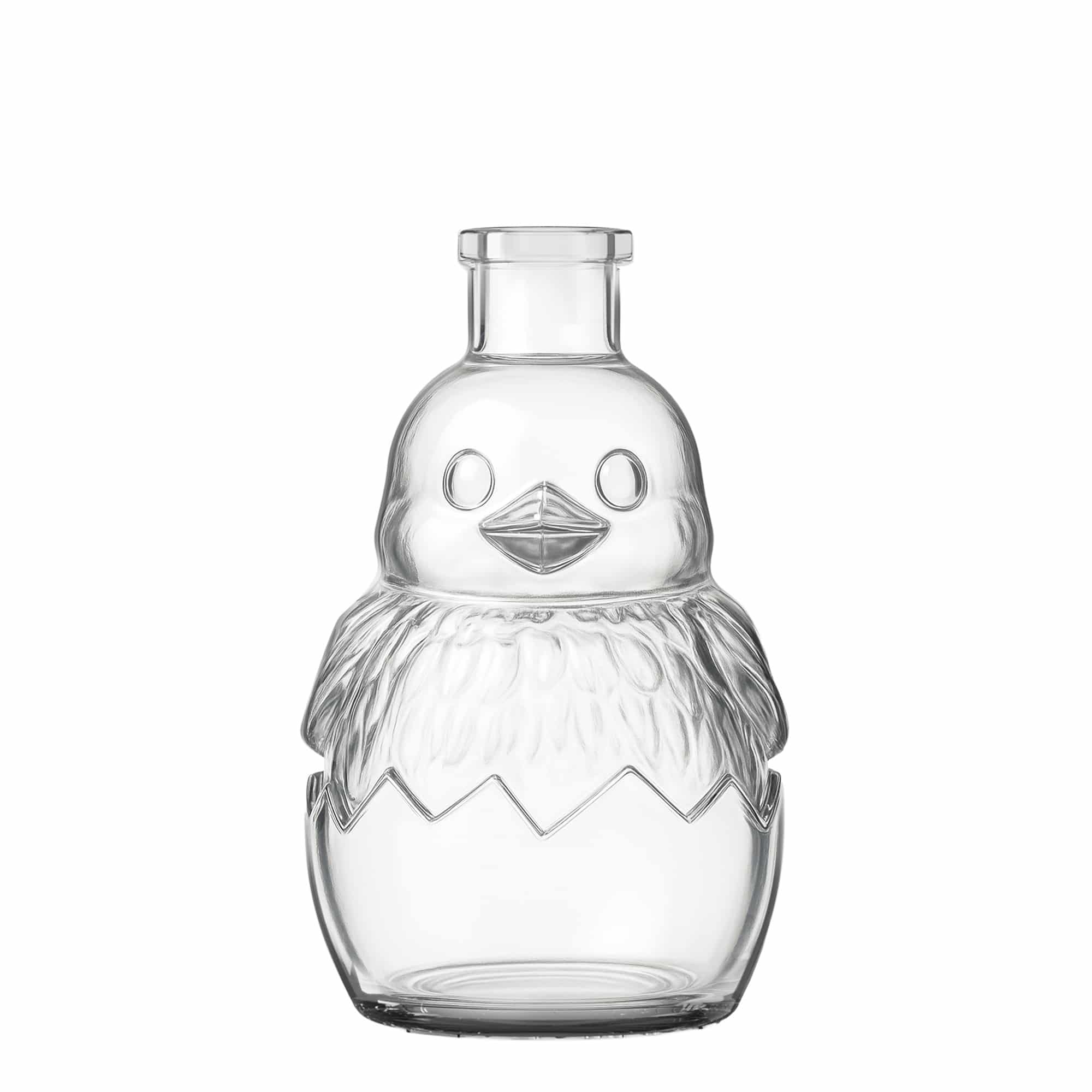 200 ml butelka szklana 'Kurczak', szyjka: korek 200 ml butelka szklana 'Kurczak', szyjka: korek