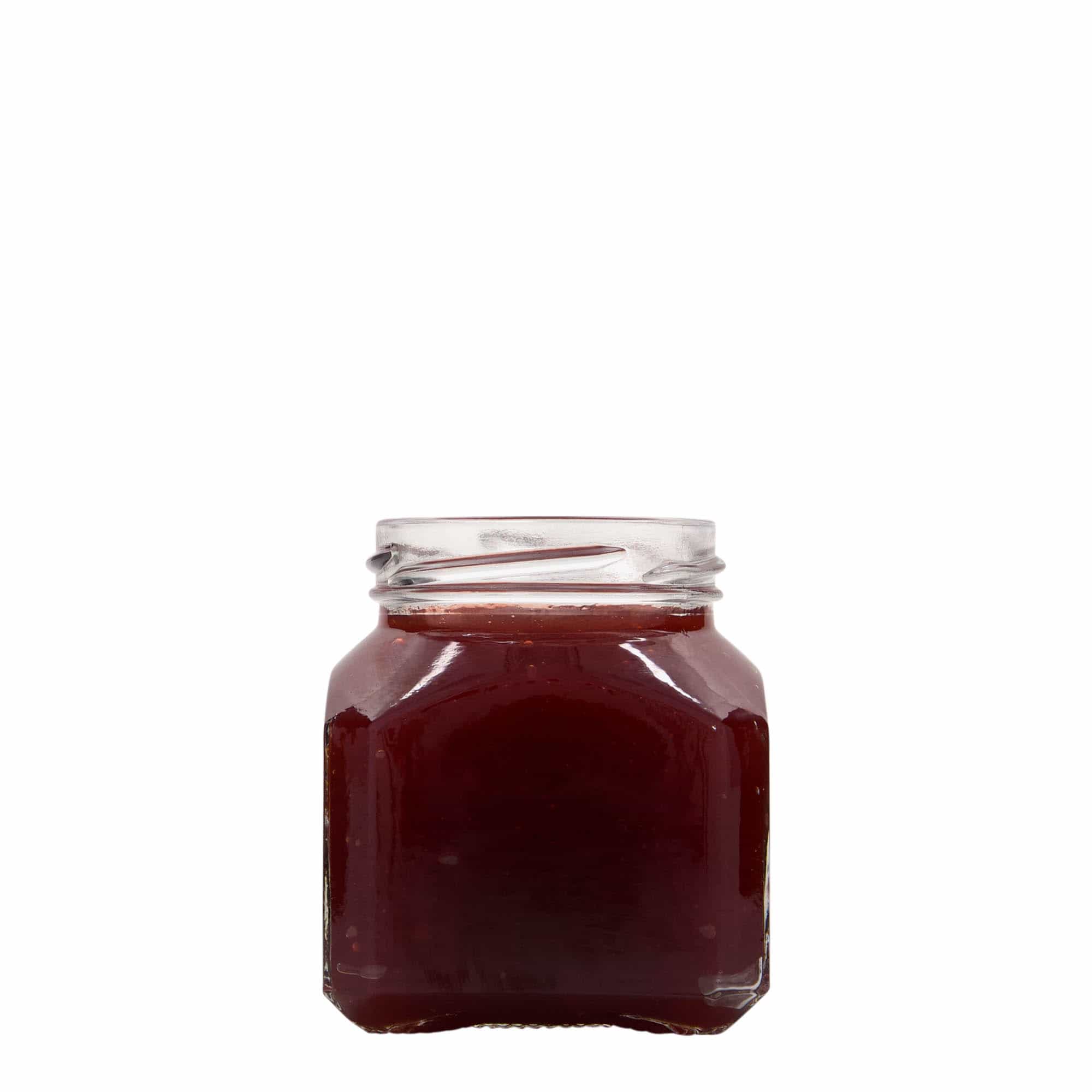 212 ml słoik kwadratowy 'Mediolan', zamknięcie: twist off(TO 58)