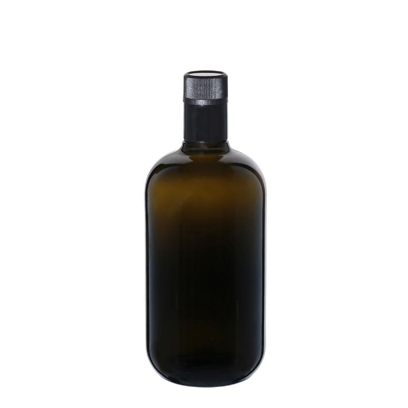 750 ml butelka na ocet/olej 'Biolio', szkło, antyczny zielony, wylot: DOP