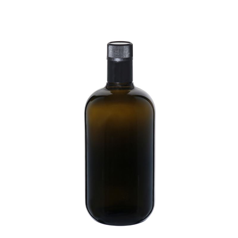 750 ml butelka na ocet/olej 'Biolio', szkło, antyczny zielony, wylot: DOP