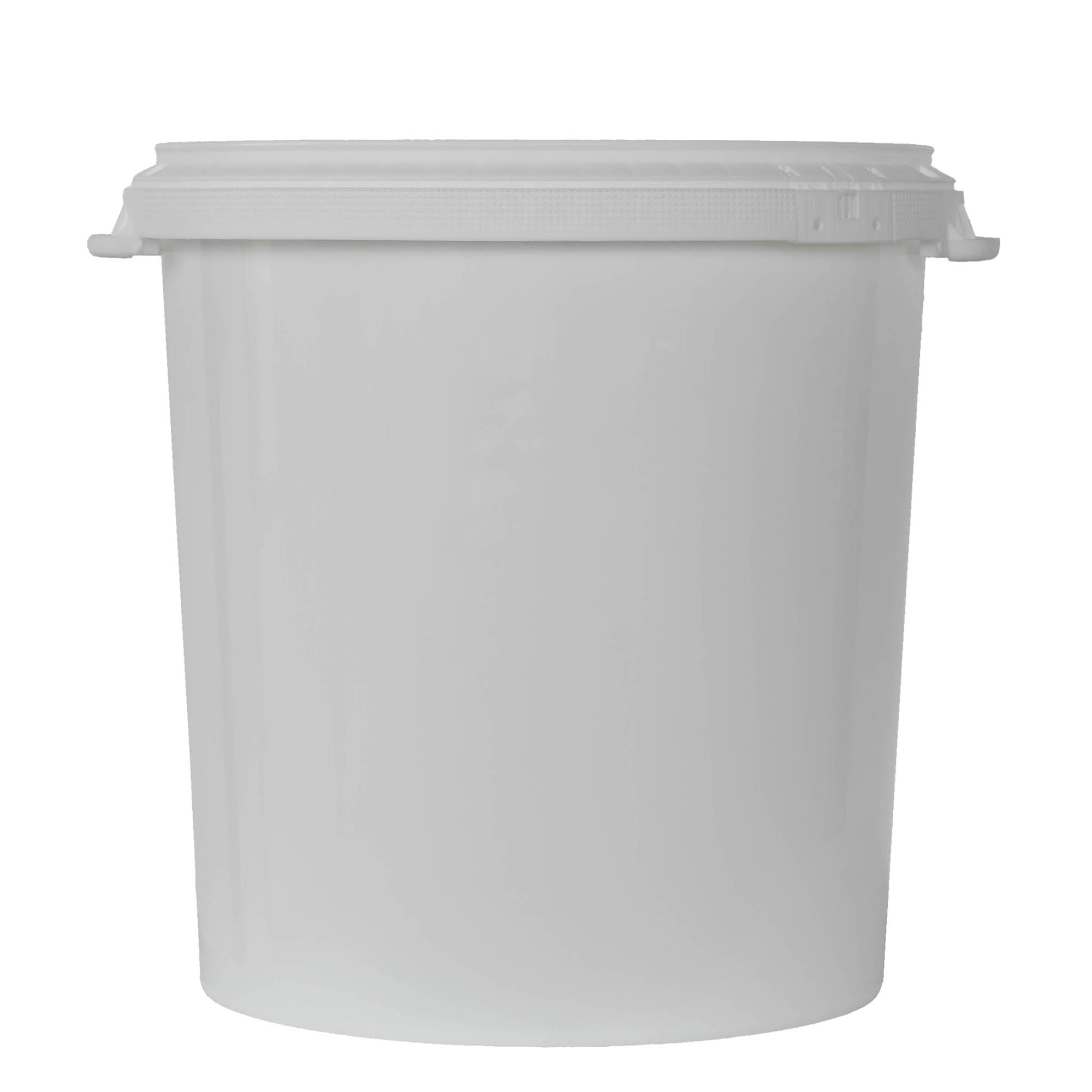 30 l wiadro, tworzywo PP, białe 30 l wiadro, tworzywo PP, białe