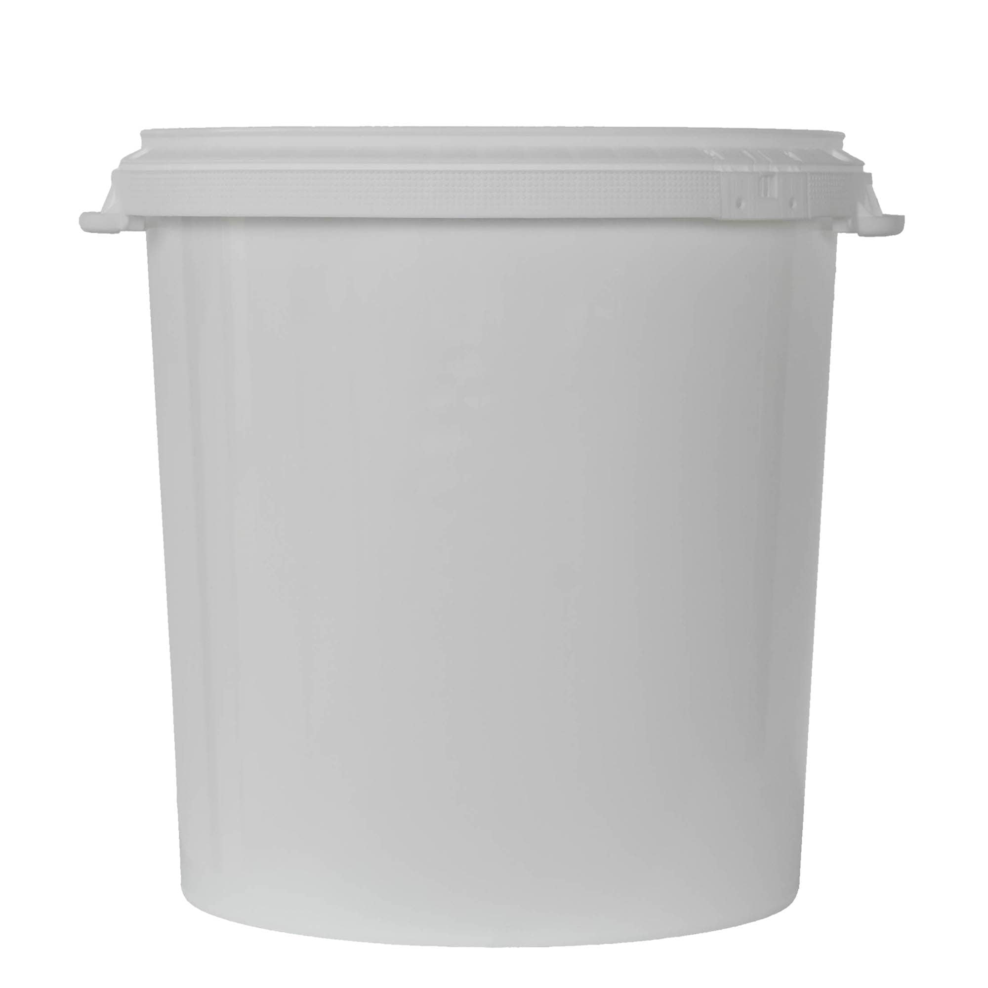 30 l wiadro, tworzywo PP, białe