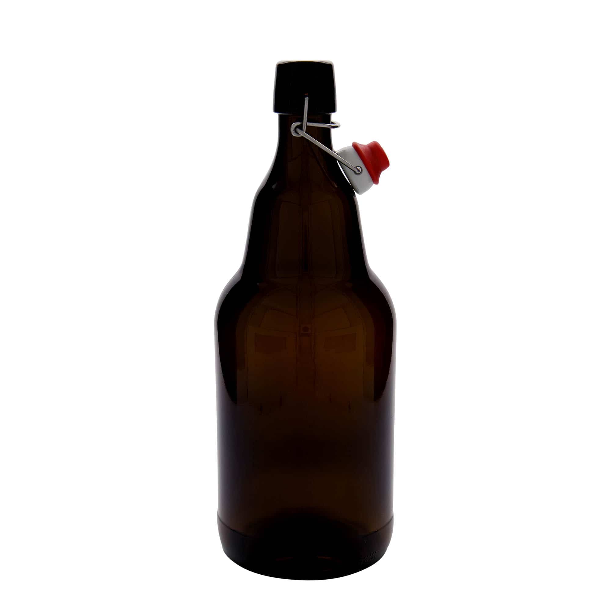 2000 ml butelka do piwa, szkło, kolor brązowy, zamknięcie: Zamknięcie pałąkowe 2000 ml butelka do piwa, szkło, kolor brązowy, zamknięcie: Zamknięcie pałąkowe