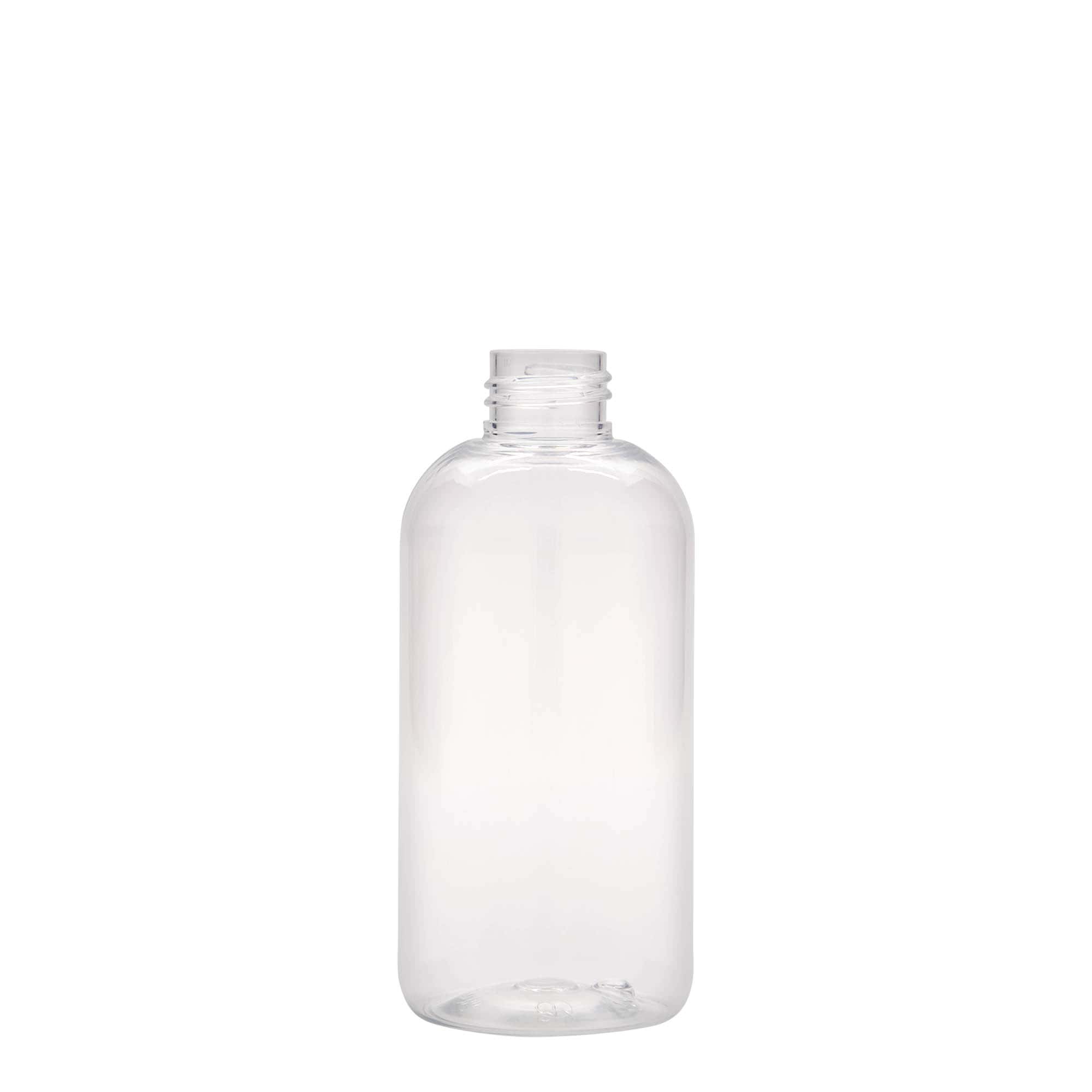 200 ml butelka PET „Boston”, tworzywo sztuczne, gwint: 24/410